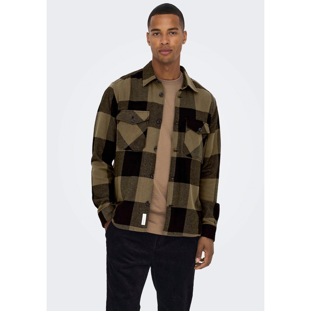 ONLY & SONS Karohemd »MILO LIFE CHECK OVERSHIRT«