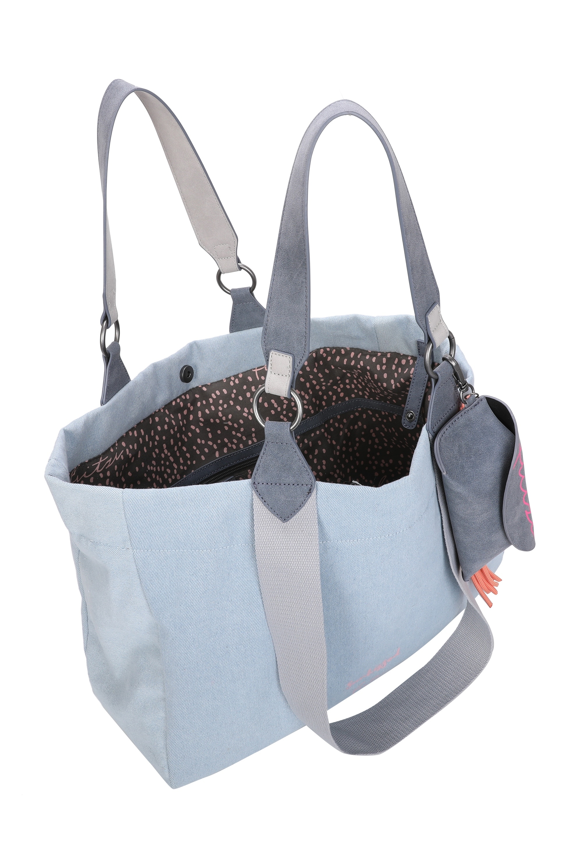 Fritzi aus Preußen Henkeltasche »Izzy Medium Limited Washed Denim«, mit abnehmbarem Brillenetui