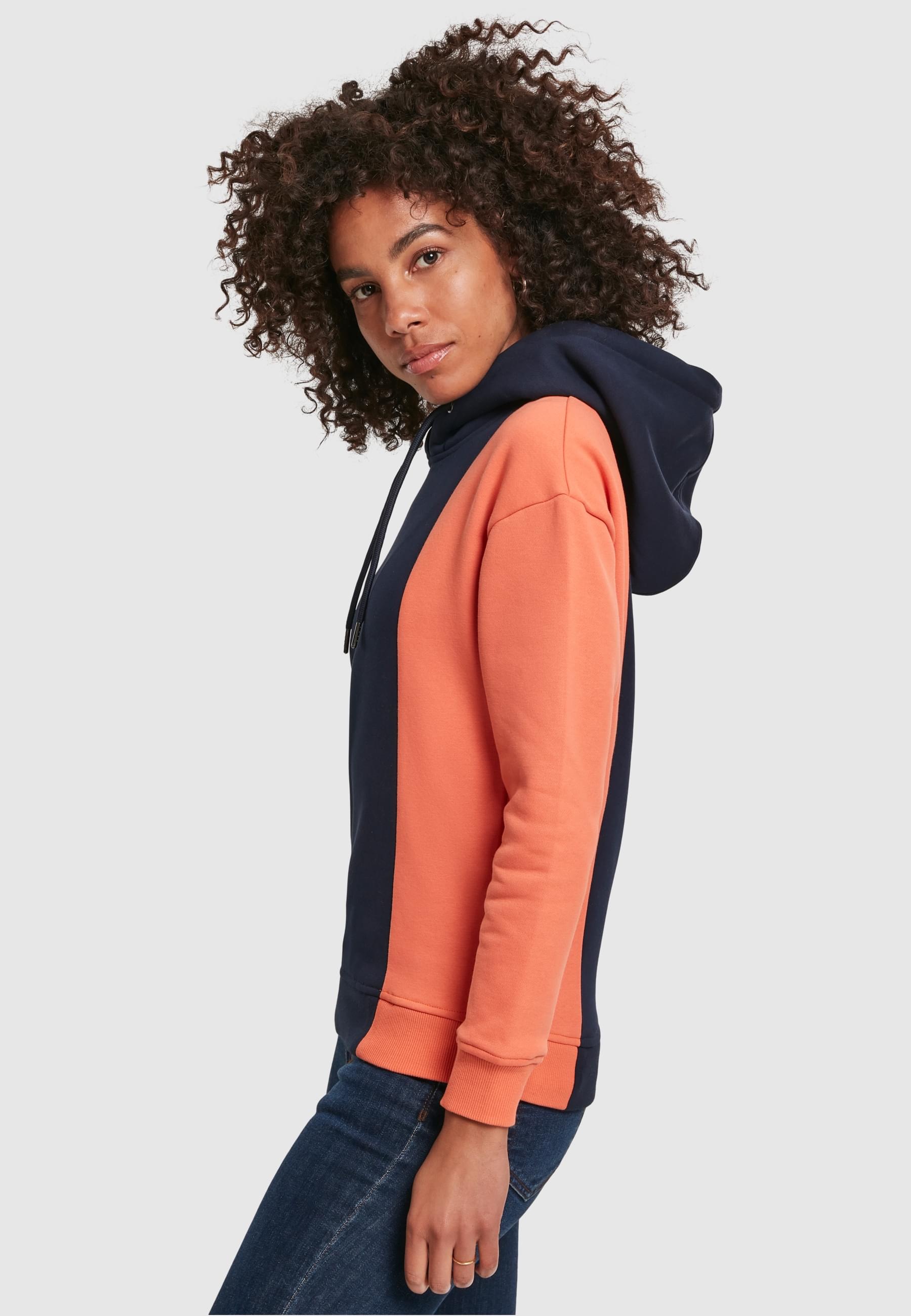 URBAN CLASSICS Rundhalspullover »Urban Classics Damen Ladies Tripple Hoody«, (1 tlg.)