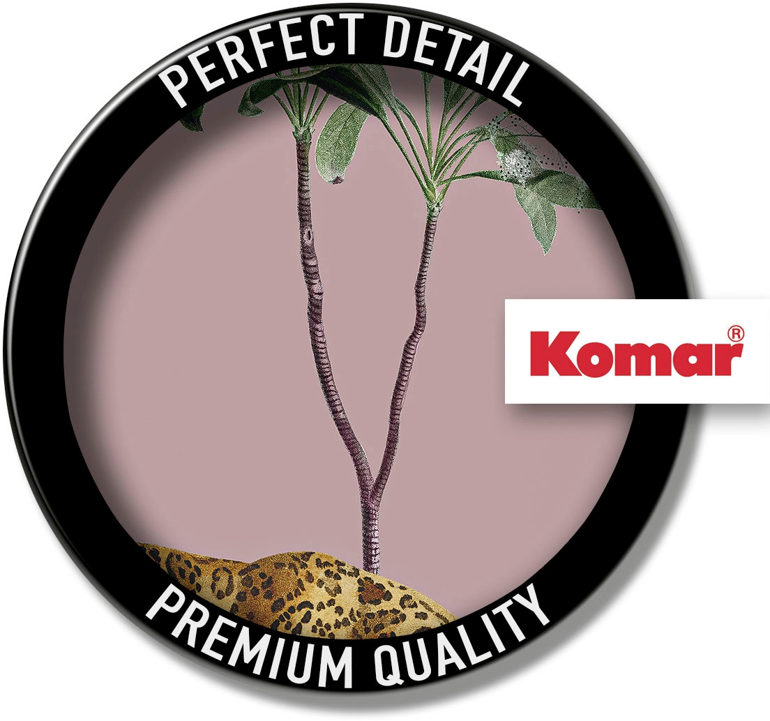 Komar Wandbild »Botanical Garden Jaguar«, (1 St.), Deutsches Premium-Poster Fotopapier mit seidenmatter Oberfläche und hoher Lichtbeständigkeit. Für fotorealistische Drucke mit gestochen scharfen Details und hervorragender Farbbrillanz.