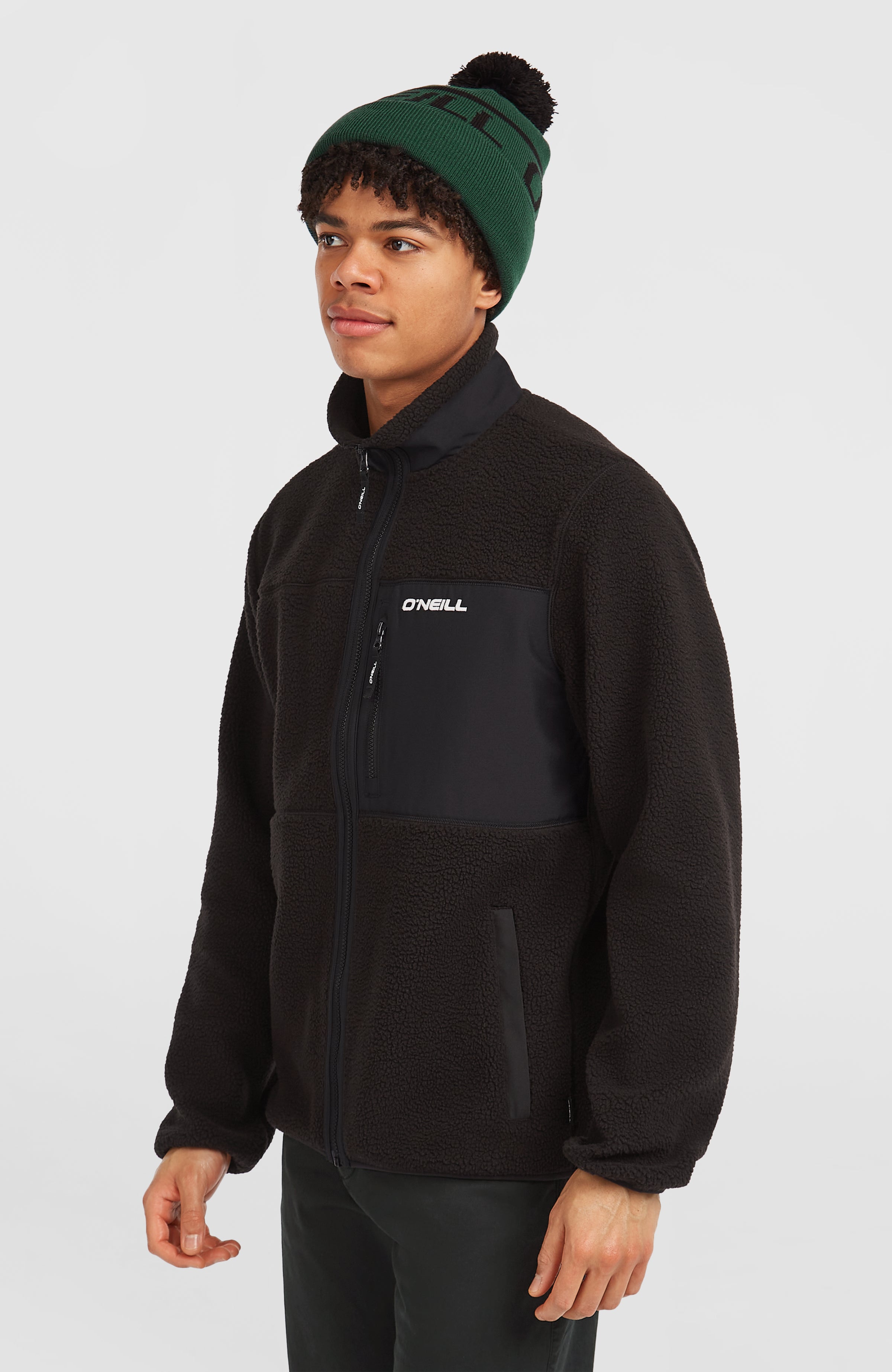 ONeill Fleecepullover "ONEILL MUST-HAVE HIGH PILE FZ FLEECE", mit hohem Kragen, aus weichem, hochflorigem Fleecestoff