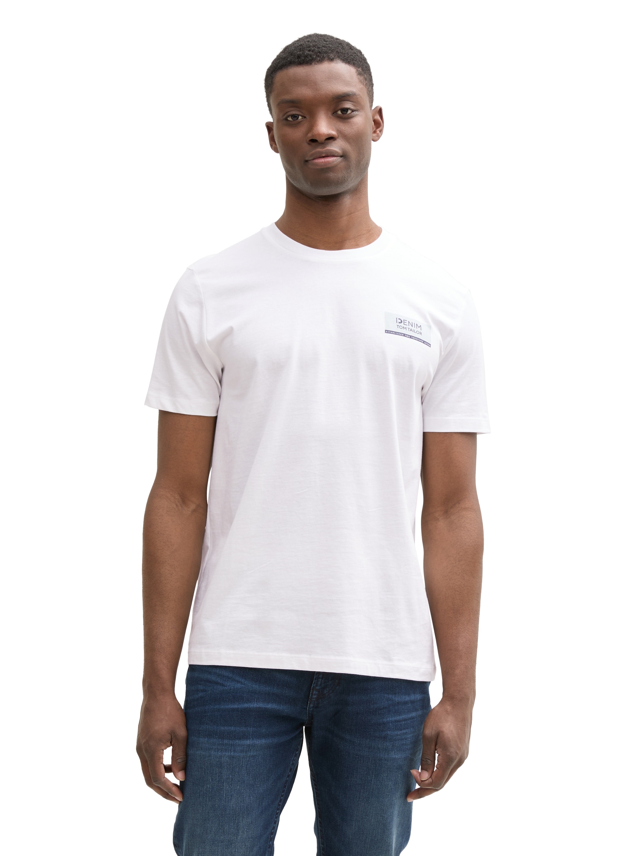 TOM TAILOR Denim T-Shirt, mit Logo Print günstig online kaufen