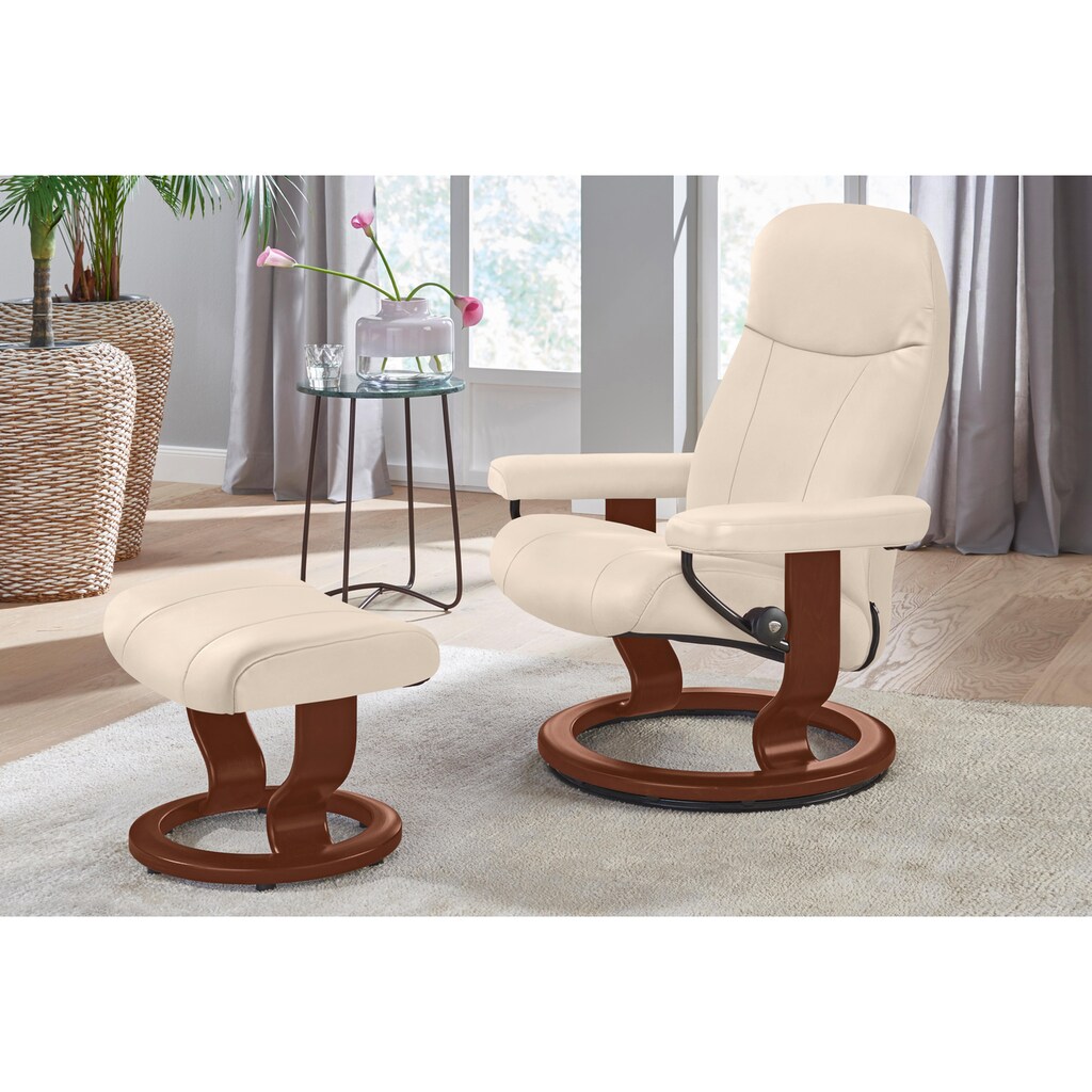 Stressless® Relaxsessel »Garda«, (Set, Relaxsessel mit Hocker)