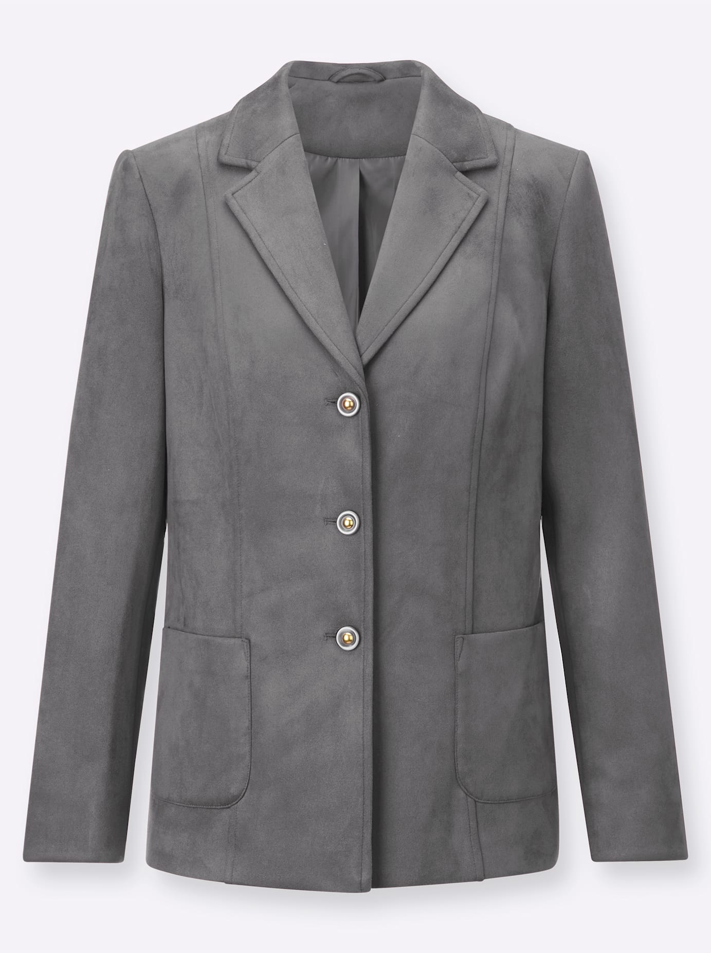 Thumbnail - Classic Jackenblazer "Lederimitat-Blazer"