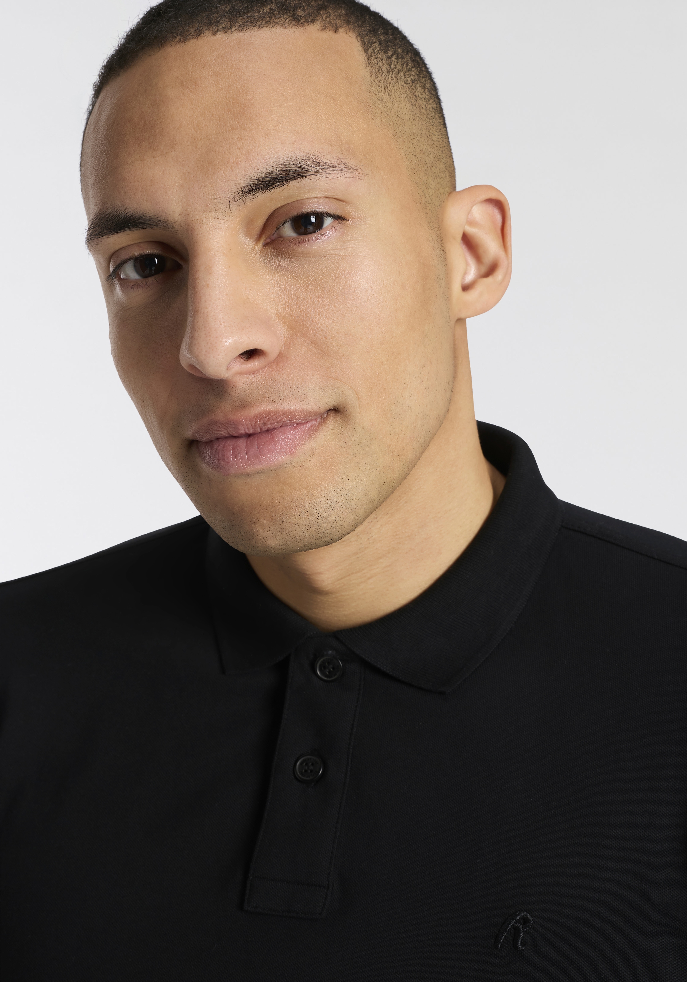 Replay Poloshirt Feiner Piqué aus Baumwolle