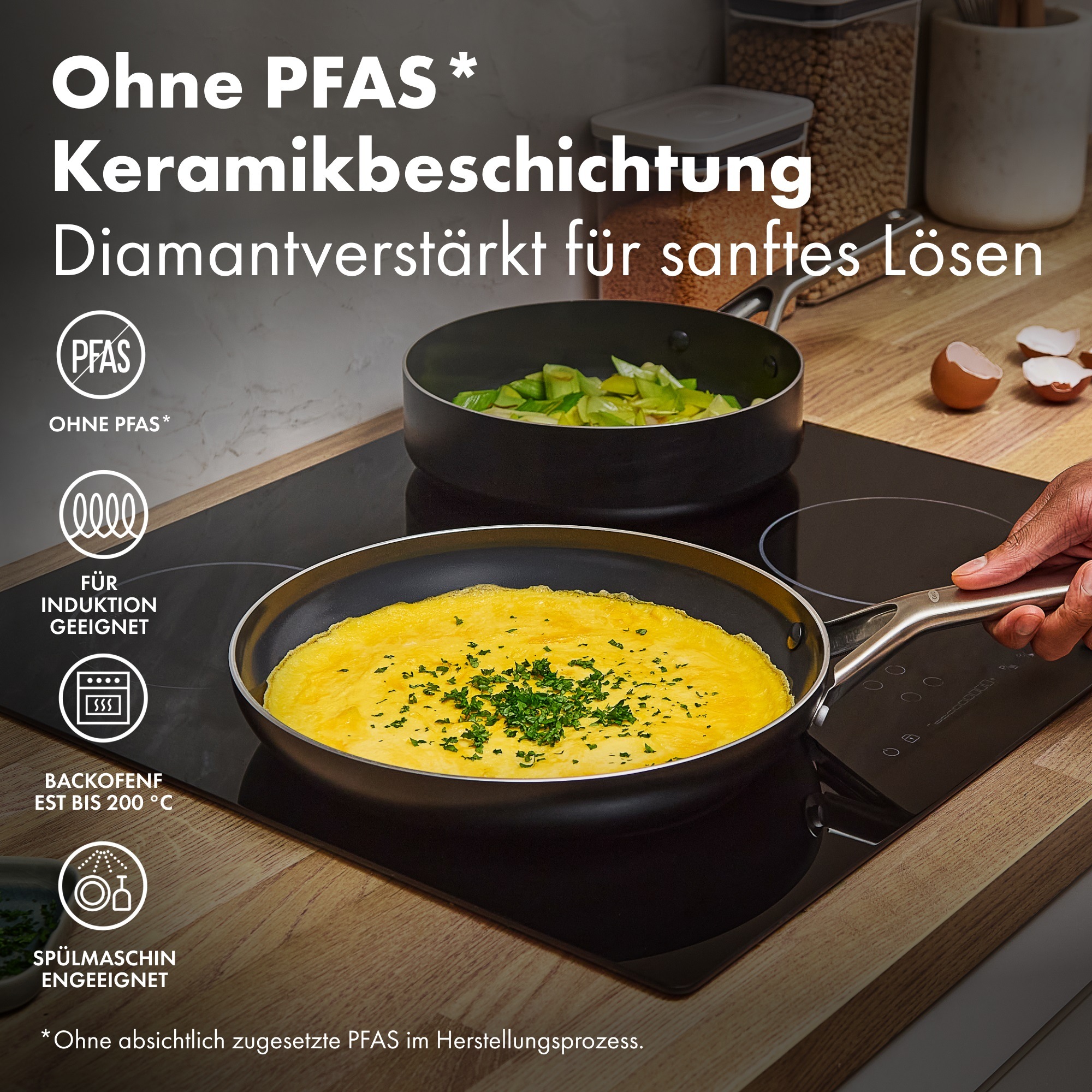 OXO Good Grips Topf-Set »Antihaft-Agility Series, 10-teiliges Set« Set, 10 tlg. Aluminium