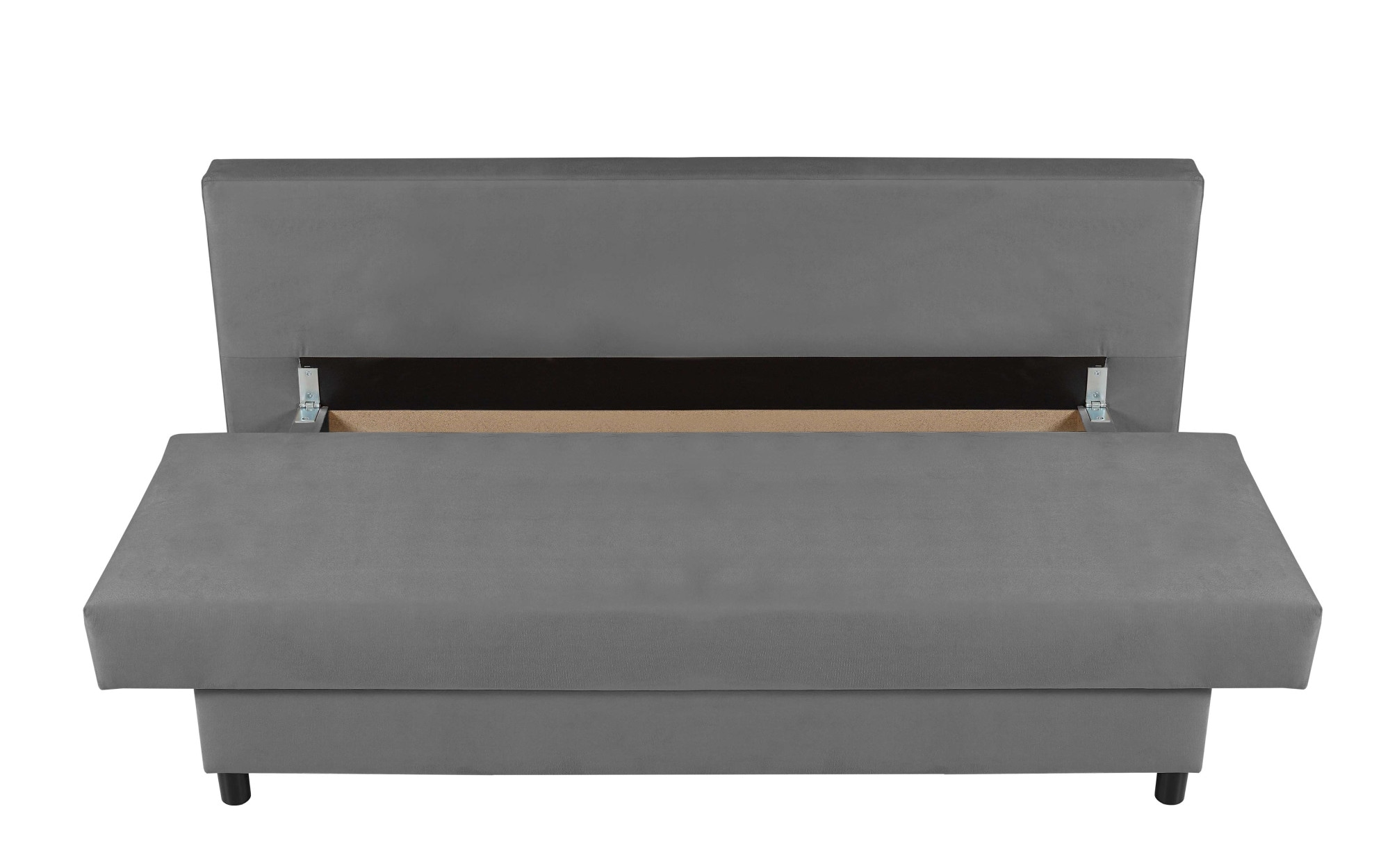 INOSIGN 3-Sitzer »SAWYER Schlafsofa mit Bettkasten und Wellenunterfederung«, pflegeleichte Bezüge: Velvet & Struktur, B/T/H 193/86/83,5 cm