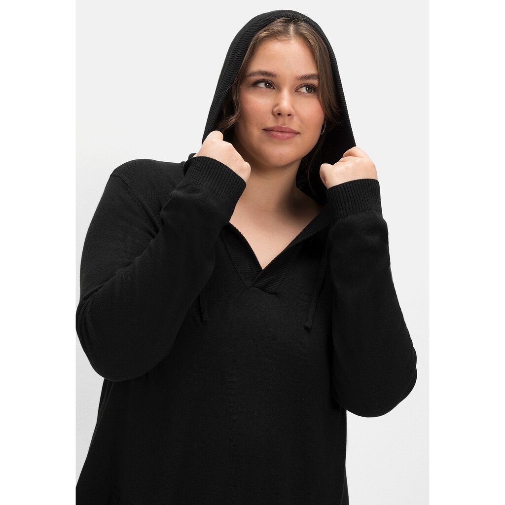 Sheego V-Ausschnitt-Pullover »Große Größen«