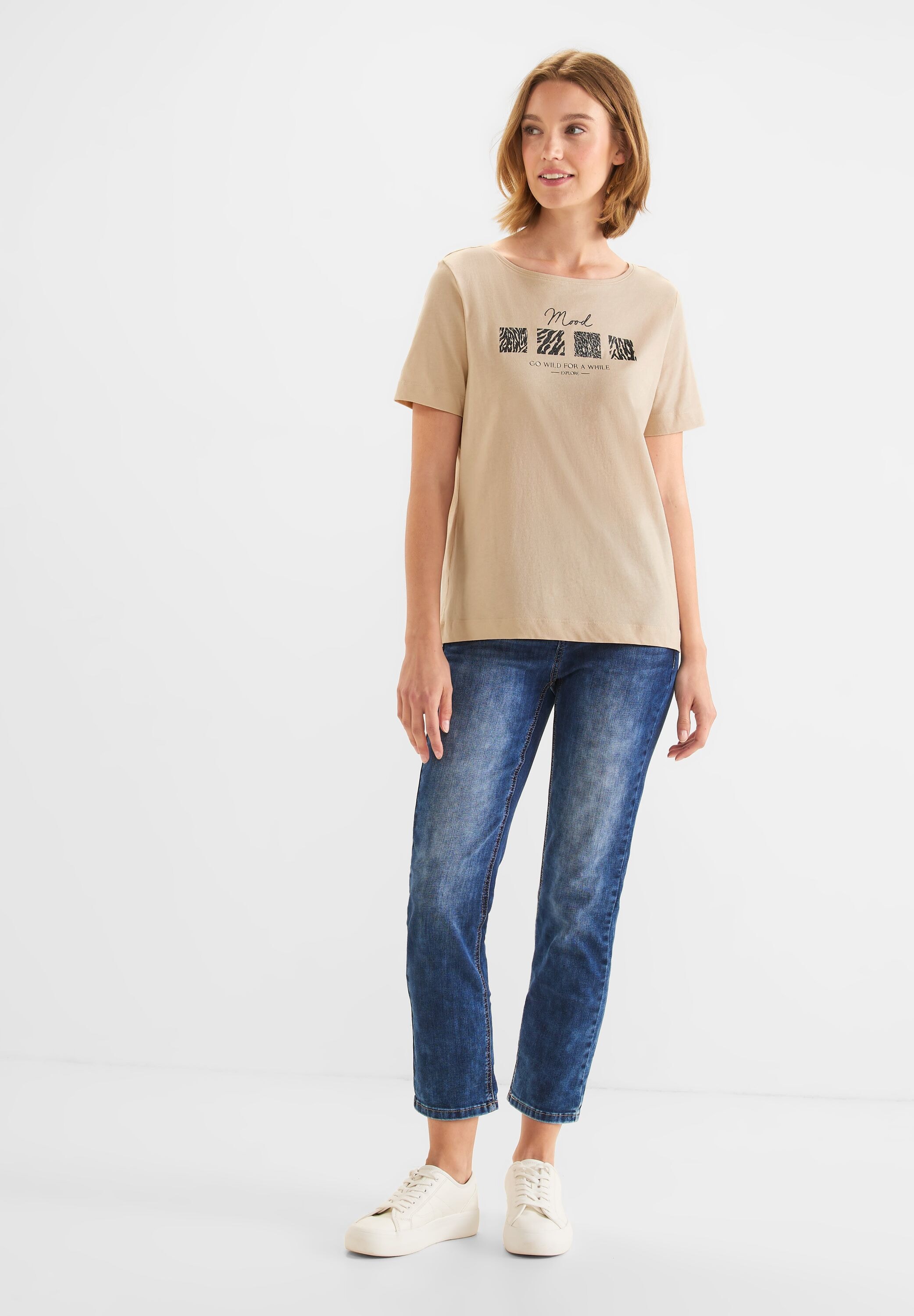 | STREET ONE kaufen BAUR aus Baumwolle reiner T-Shirt,