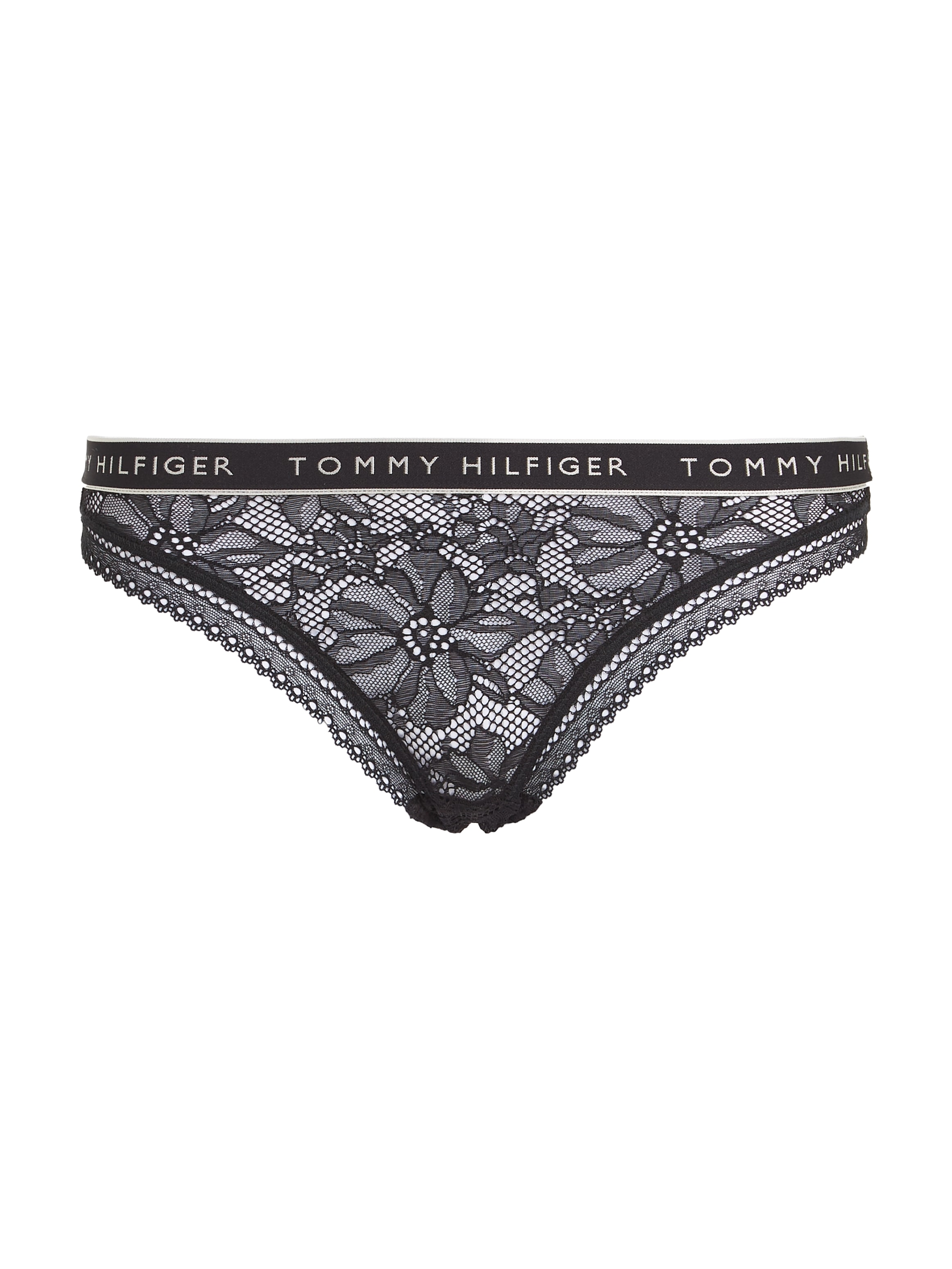 T-String BAUR mit Hilfiger | Underwear »THONG«, Logobund Spitze und Tommy