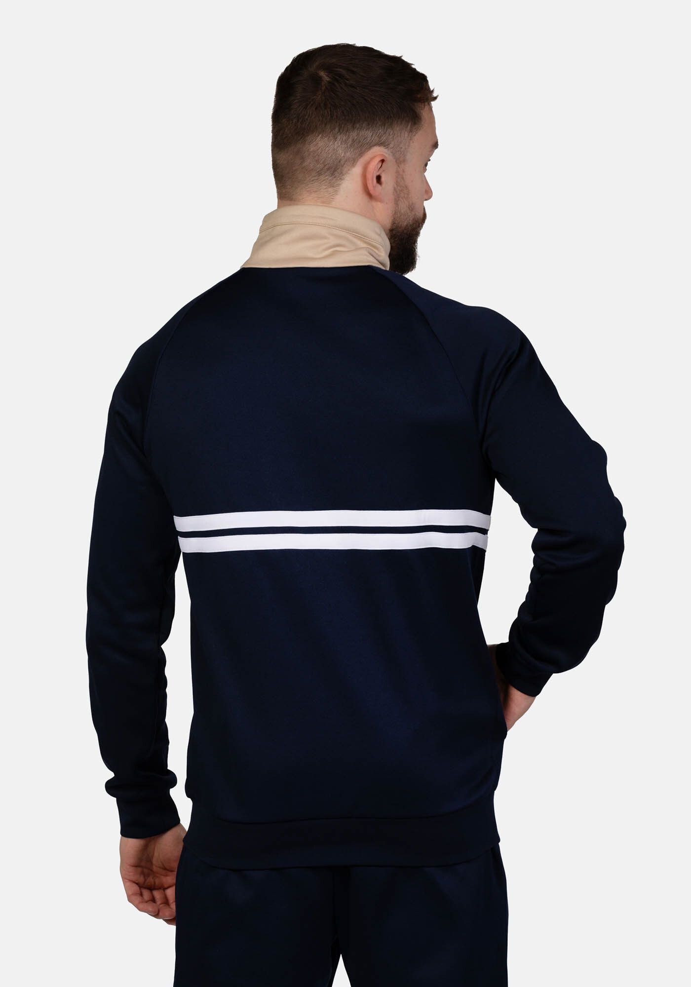 Sergio Tacchini Trainingsjacke »DALLAS TRACK TOP Herren«, ohne Kapuze, Trainingsjacke Herren, leichte Jacke, Retro, Sportjacke, Outdoor, Sale