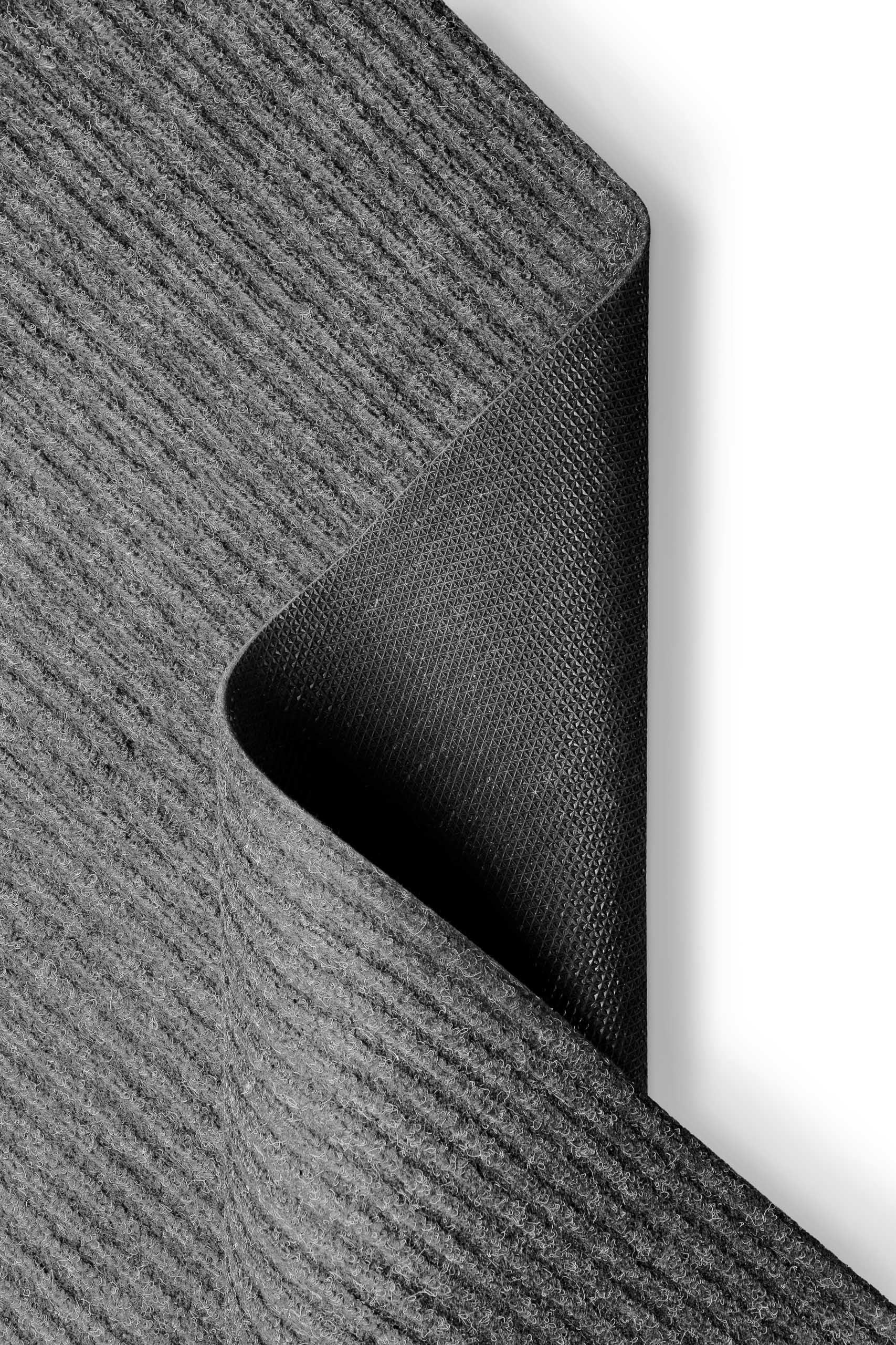 Wecon home Teppich "Buhai" rechteckig 3 mm Höhe ultraflacher Schmutzfangläu günstig online kaufen