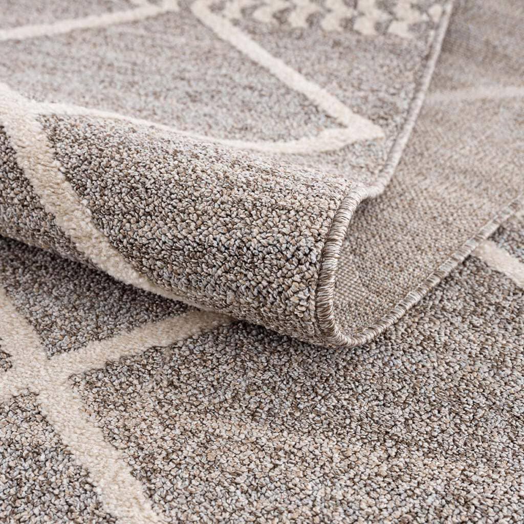 Carpet City Läufer »Art 2645«, rechteckig, Kurzflor, mit Kettfäden, Rauten-Optik, ideal für Flur & Diele