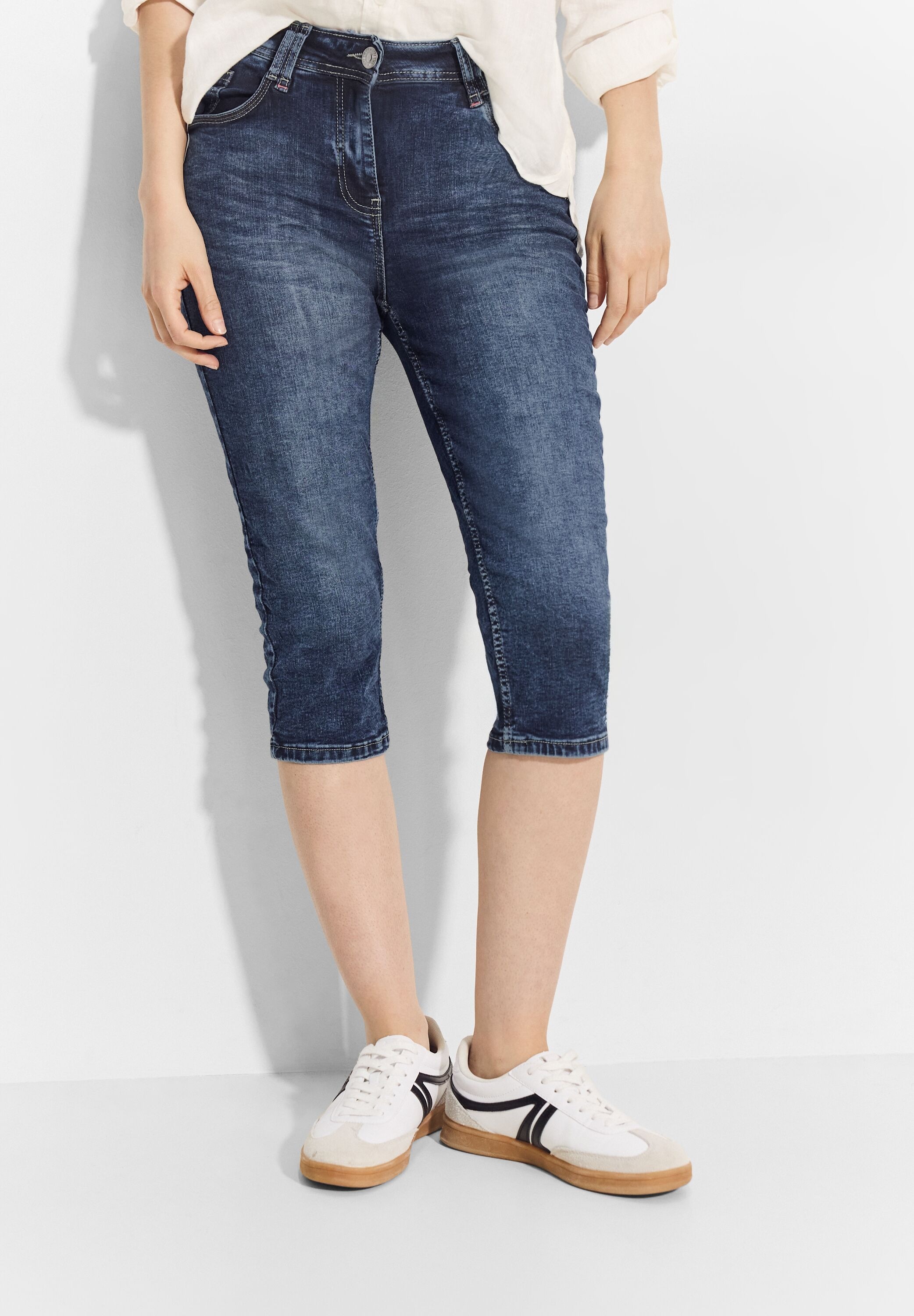 Cecil Slim-fit-Jeans, High Waist