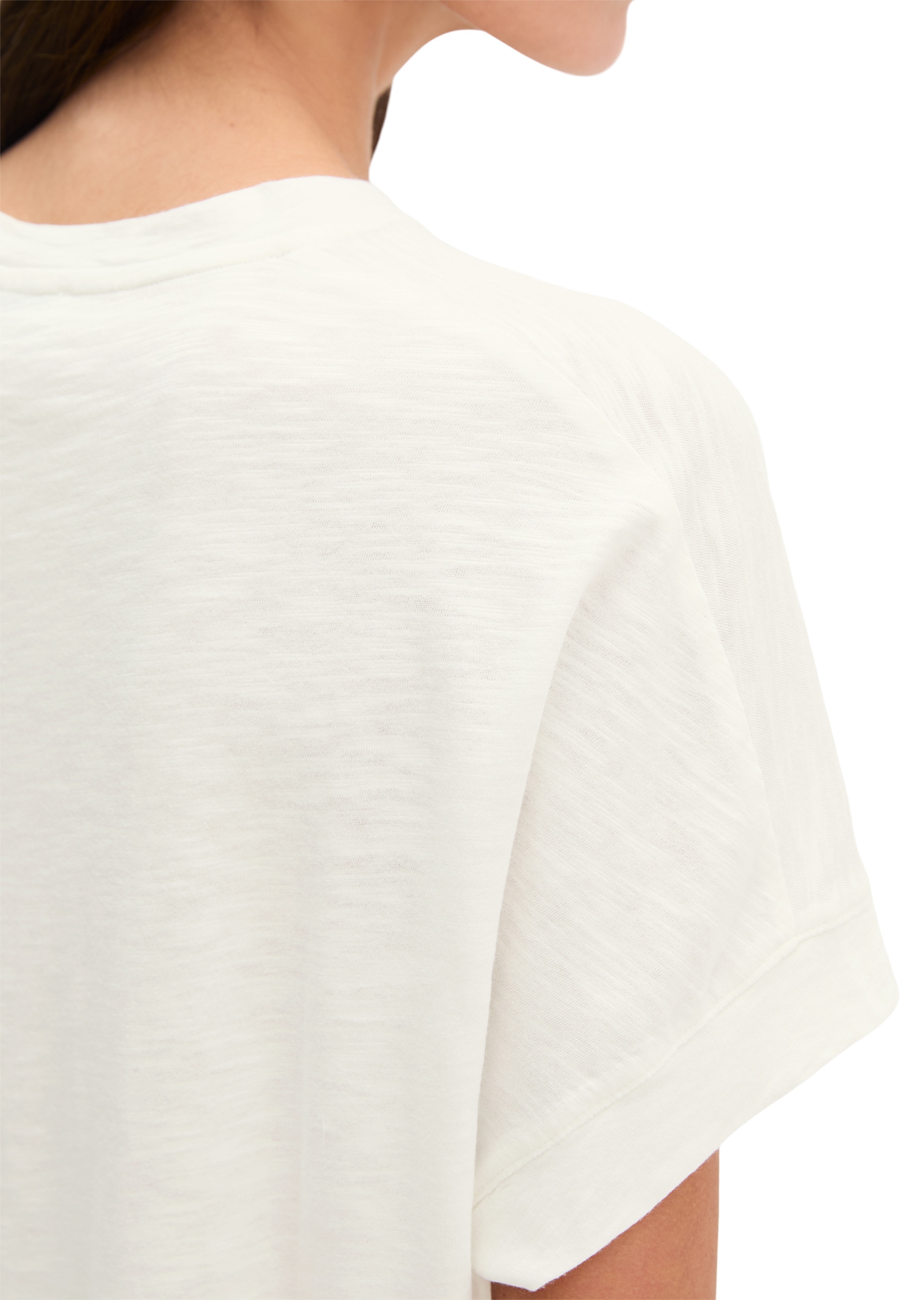 Marc O'Polo T-Shirt »mit angeschnittenen Ärmeln«