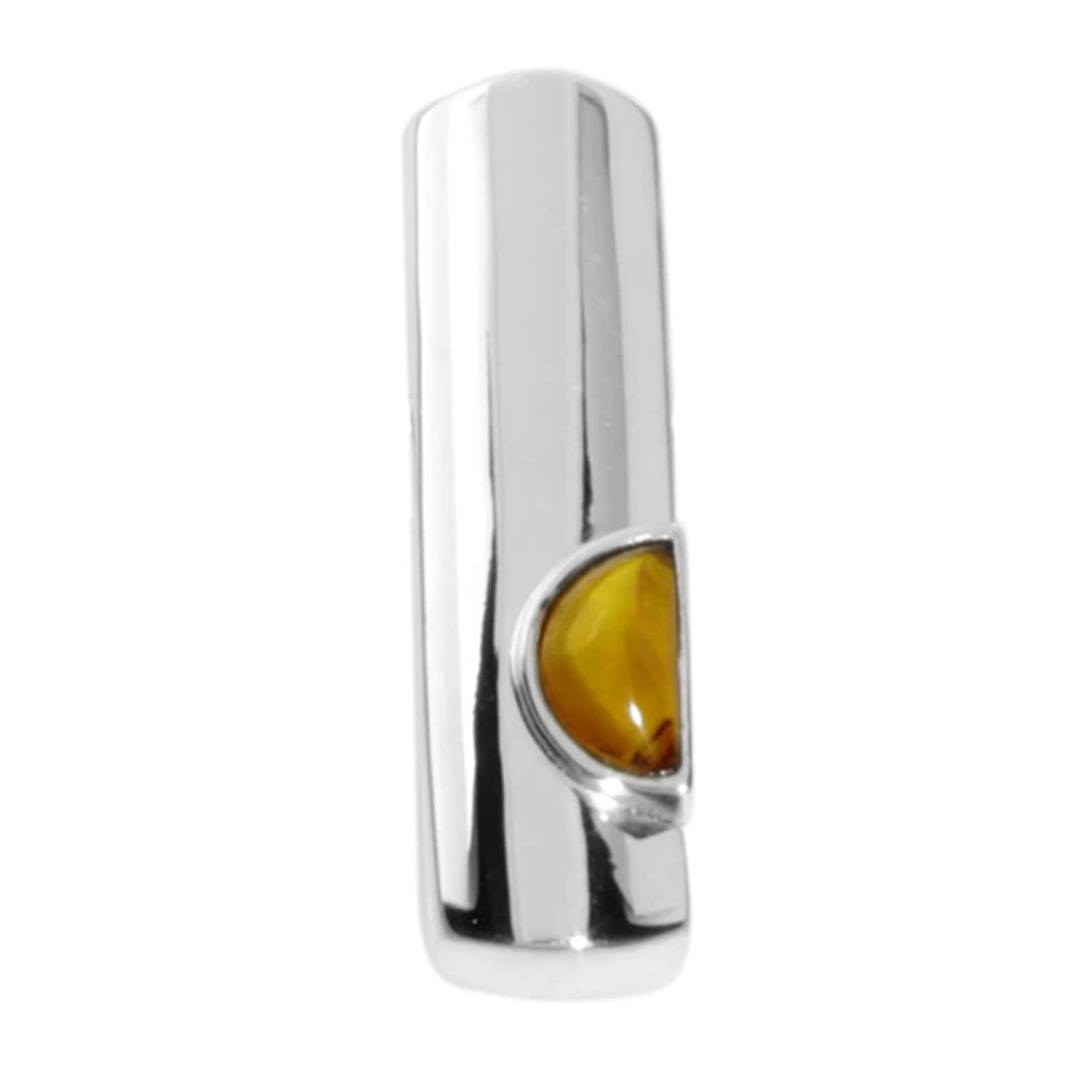 Kettenanhänger OSTSEE-SCHMUCK "Ostsee-Schmuck Anhänger Gleiter-Ida-Marie", weiß, Schmuckanhänger, Damen, 31 x 9mm, Silber 925 (Sterlingsilber), 5,4 g, Kettenanhänger