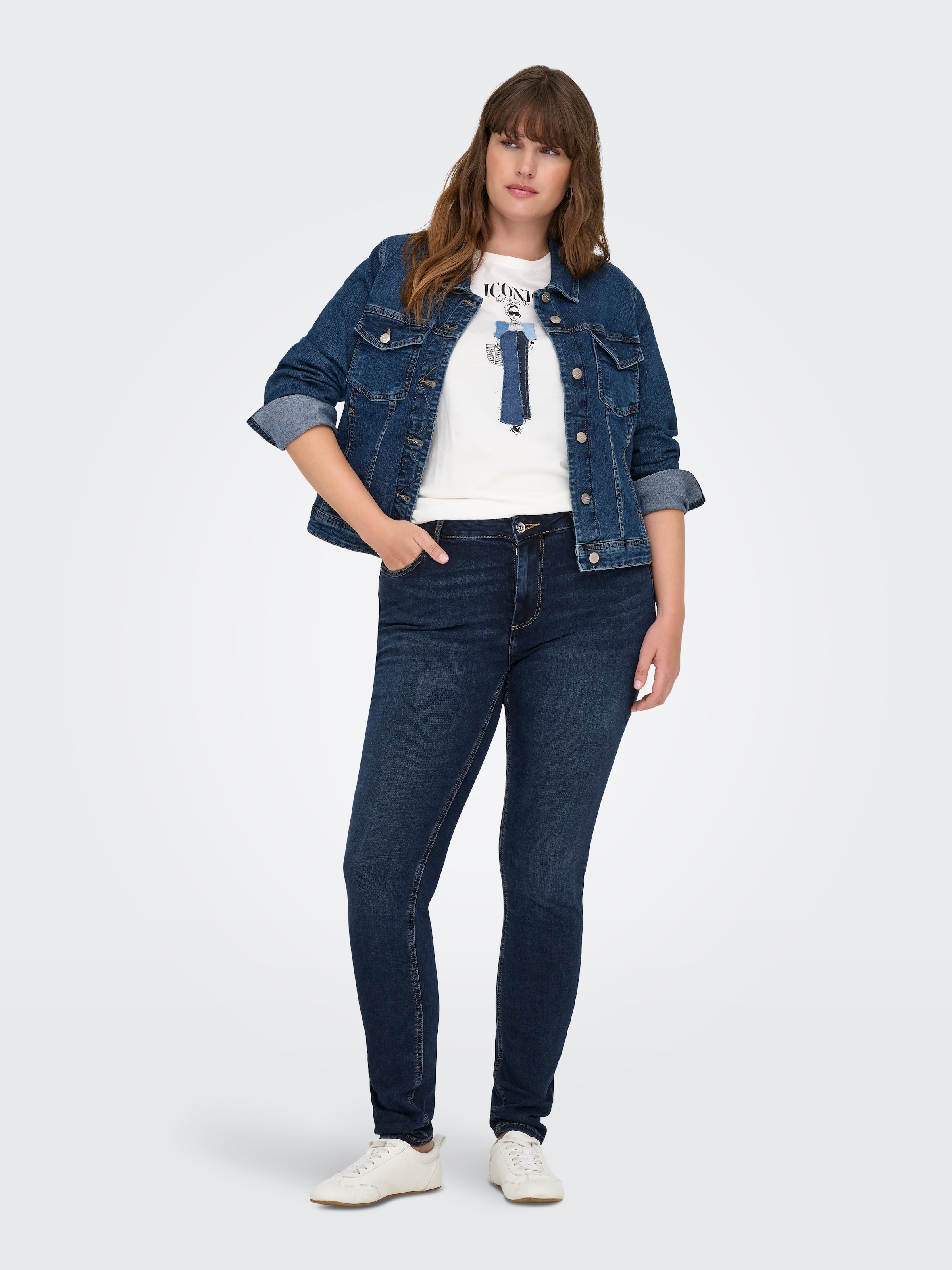 ONLY CARMAKOMA Skinny-fit-Jeans »CARWILLY REG SKINNY DNM REA2600«