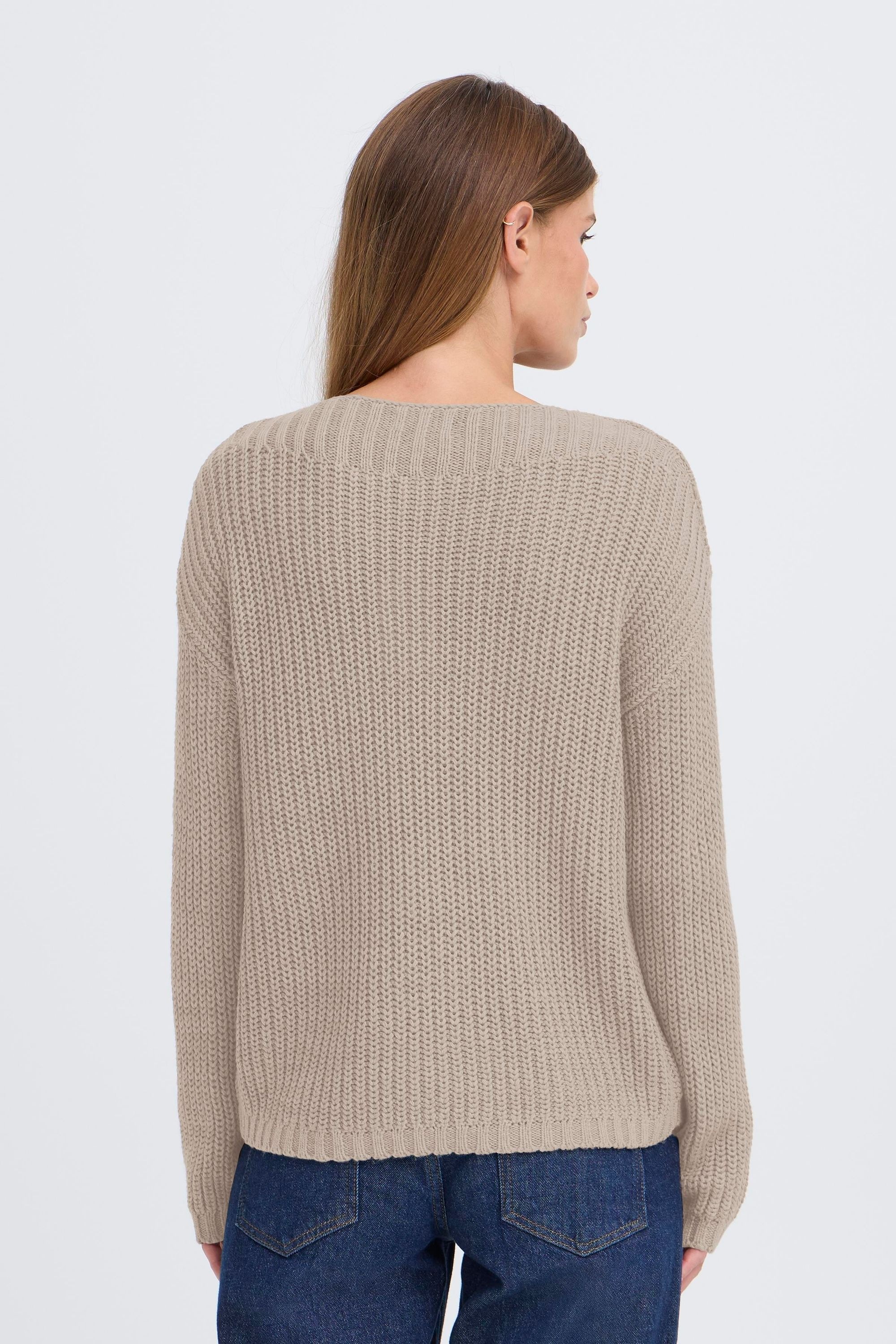 OXMO OXFKANNA Strickpullover Damen Grau XS 9