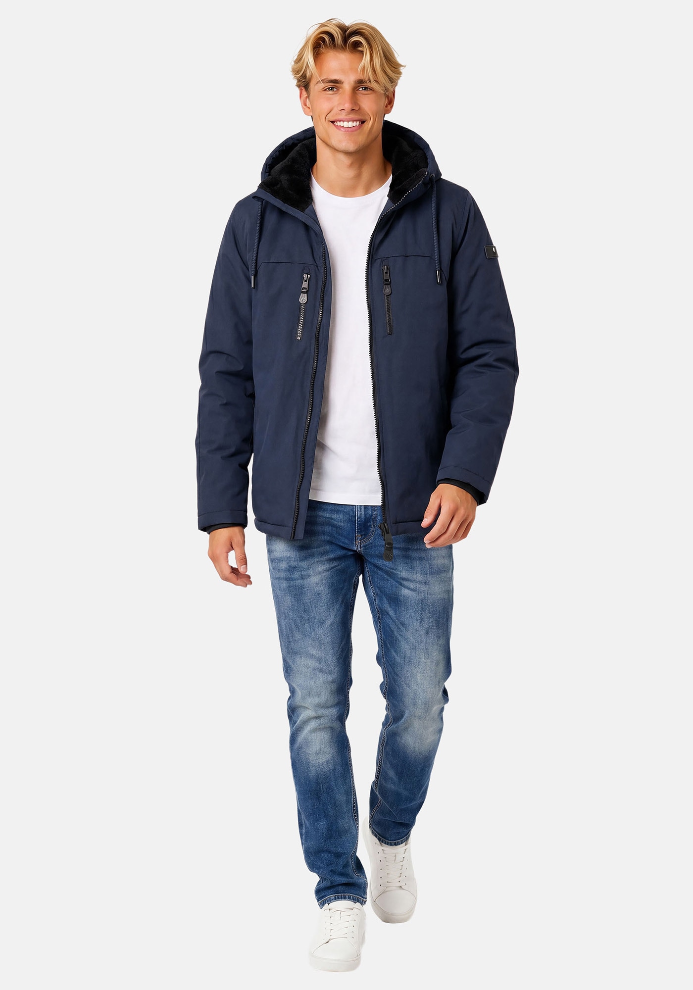 Alessandro Salvarini Winterjacke "ASMori" mit warmem Teddyfell