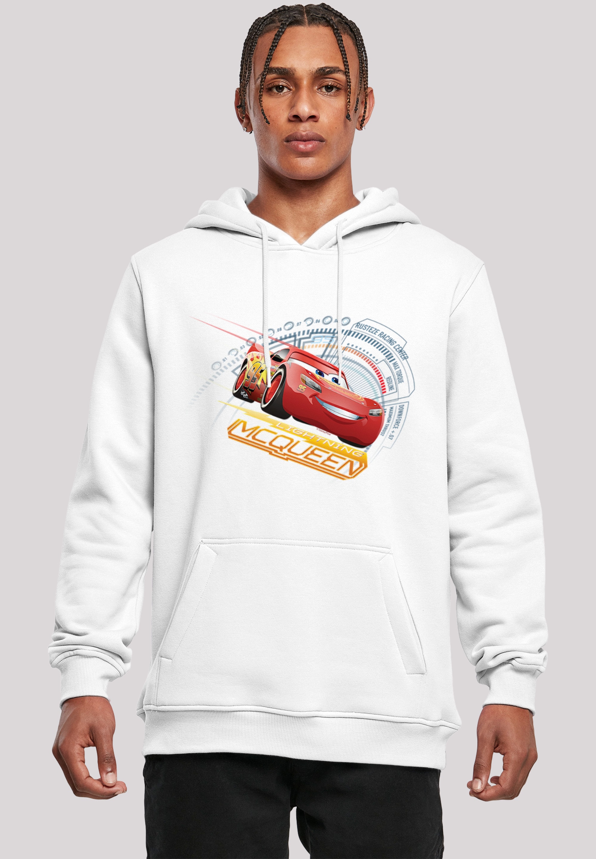 F4NT4STIC Sweatshirt "Disney Cars Lightning McQueen", Herren,Premium Merch,Slim-Fit,Kapuzenpullover,Bedruckt