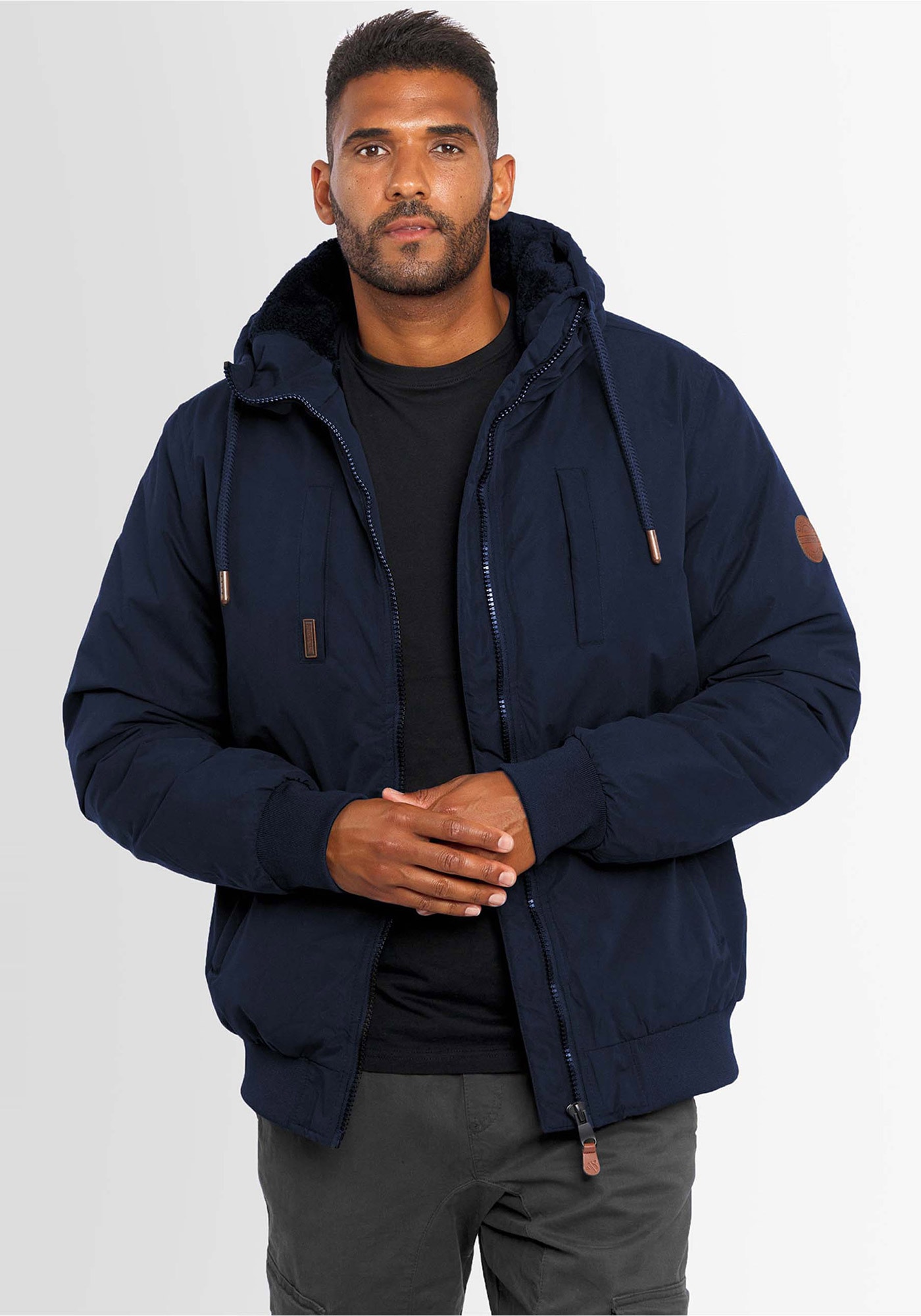 Alessandro Salvarini Winterjacke »ASWeighty« mit weichem Teddyfell innen