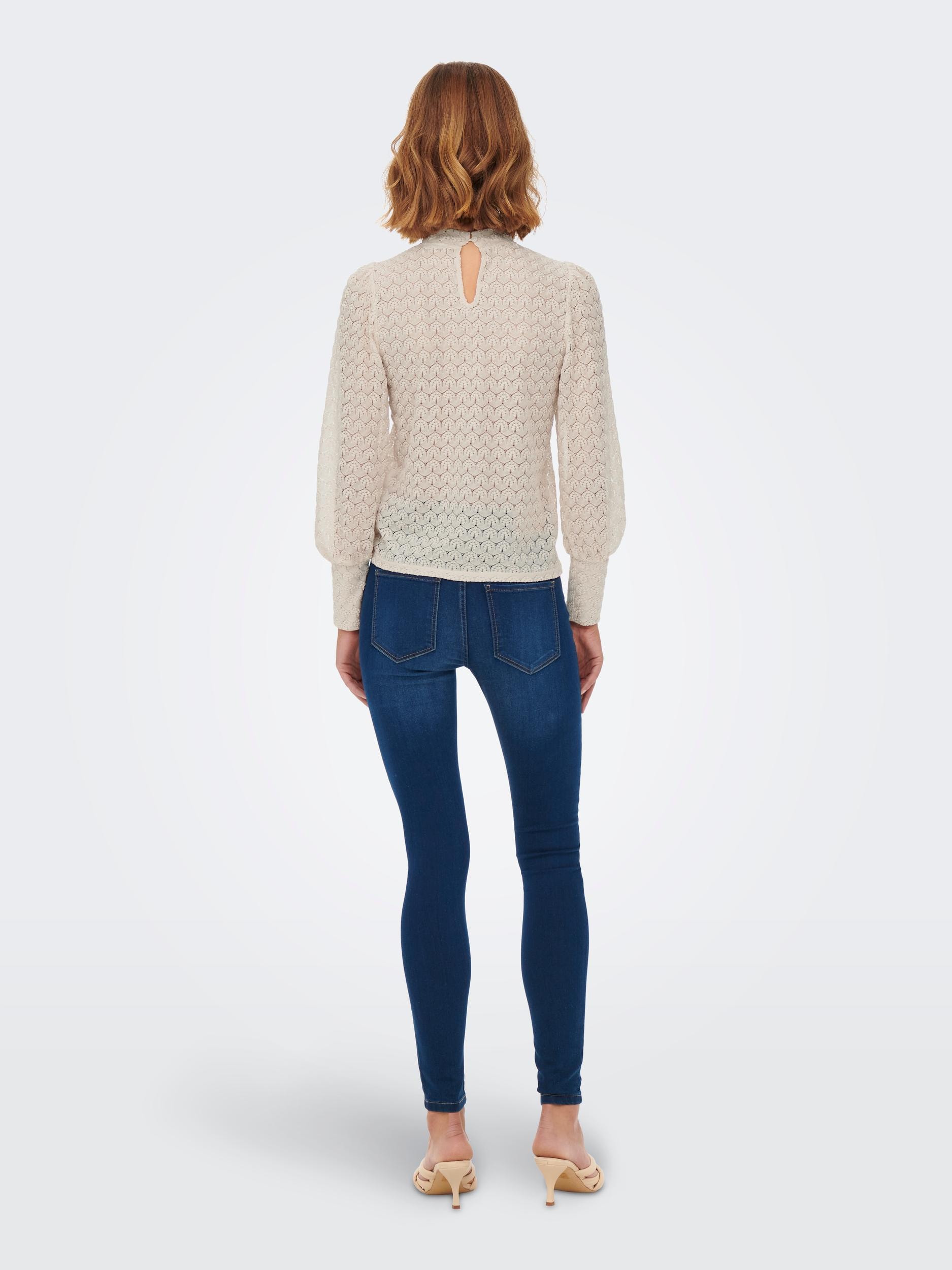 JDY Langarmshirt »JDYAVERY L/S LACE TOP JRS NOOS«