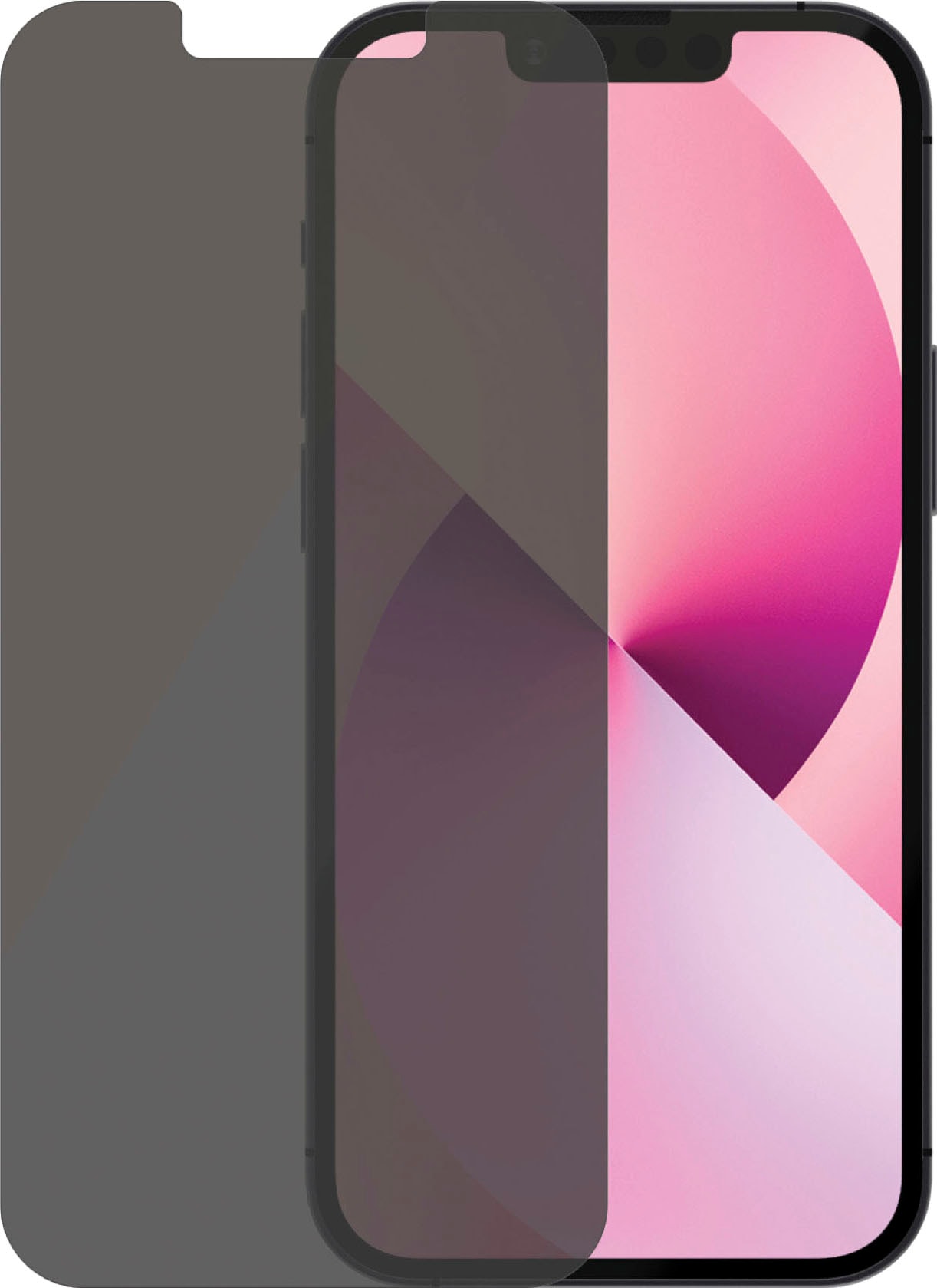 PanzerGlass Displayschutzfolie »PanzerGlass Standard Fit Privacy (Antibakeriell) für iPhone 13 mini«