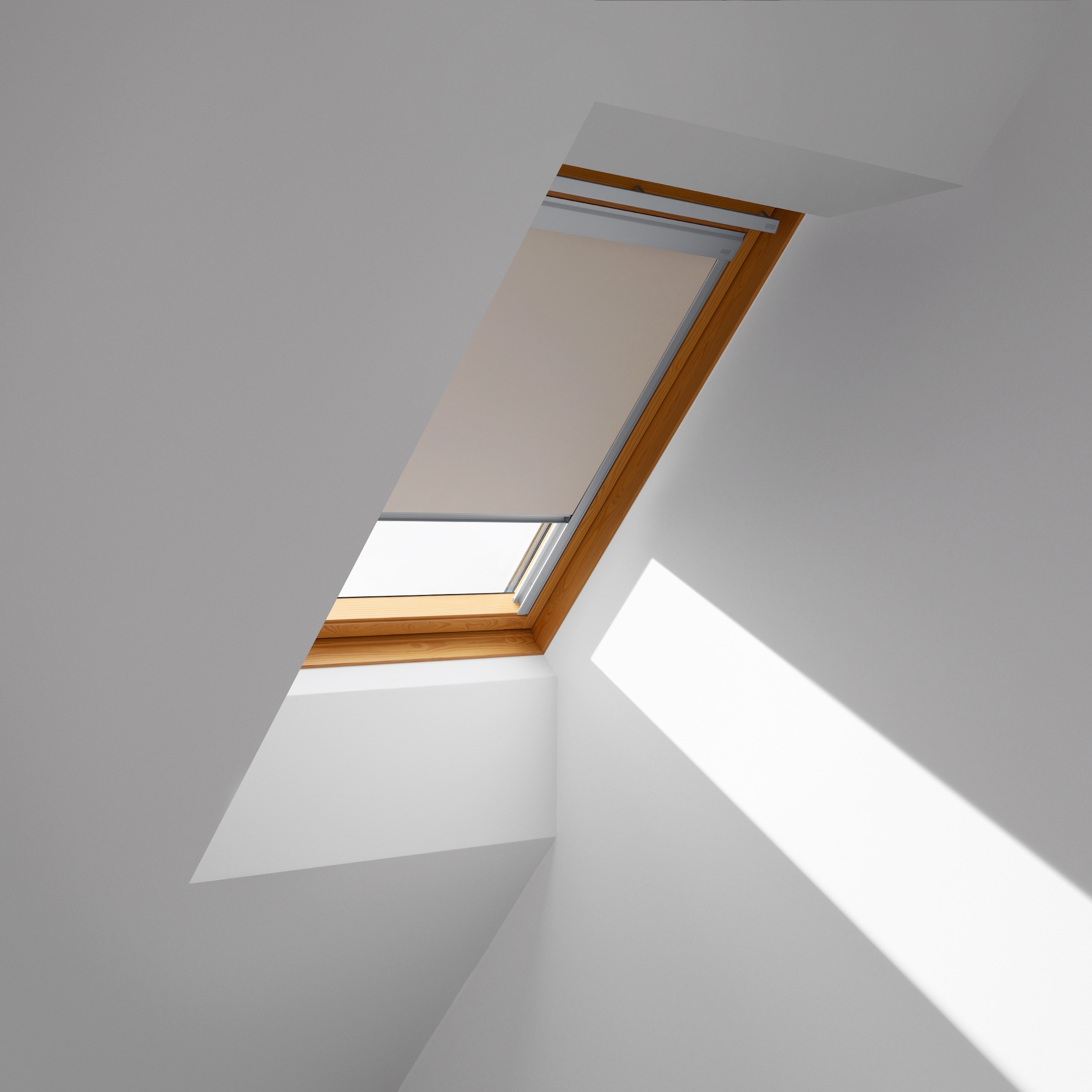 VELUX Verdunklungsrollo »DBL M10 4230«, verdunkelnd, Verdunkelung, ohne Bohren, in Führungsschienen, alufarbene Führungsschienen & Griffleiste