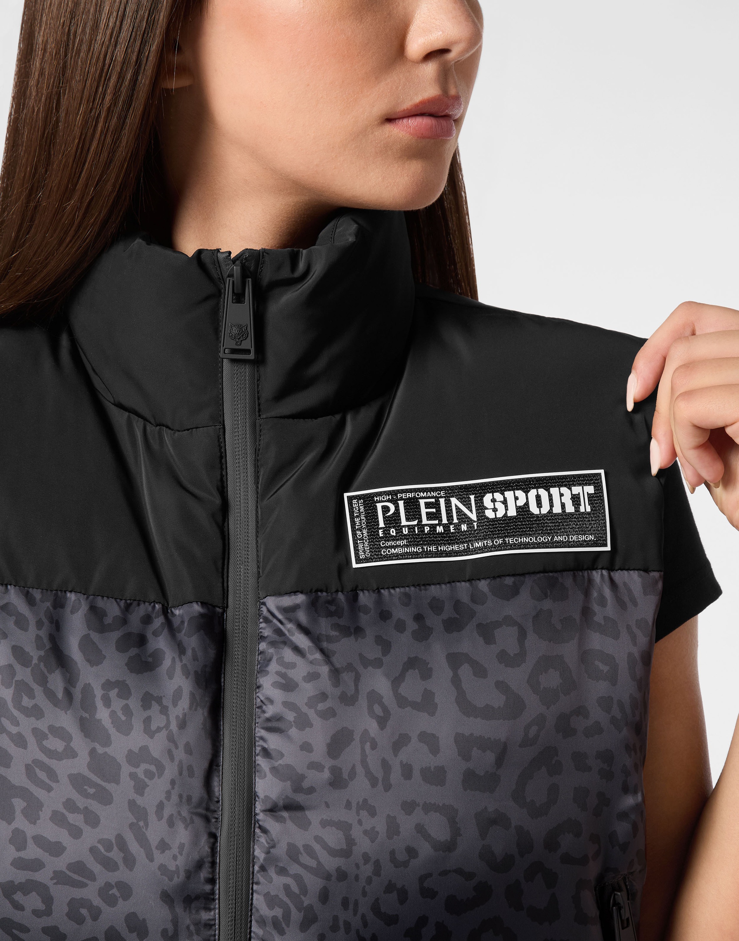 PLEIN SPORT Kurzweste »Leopard«