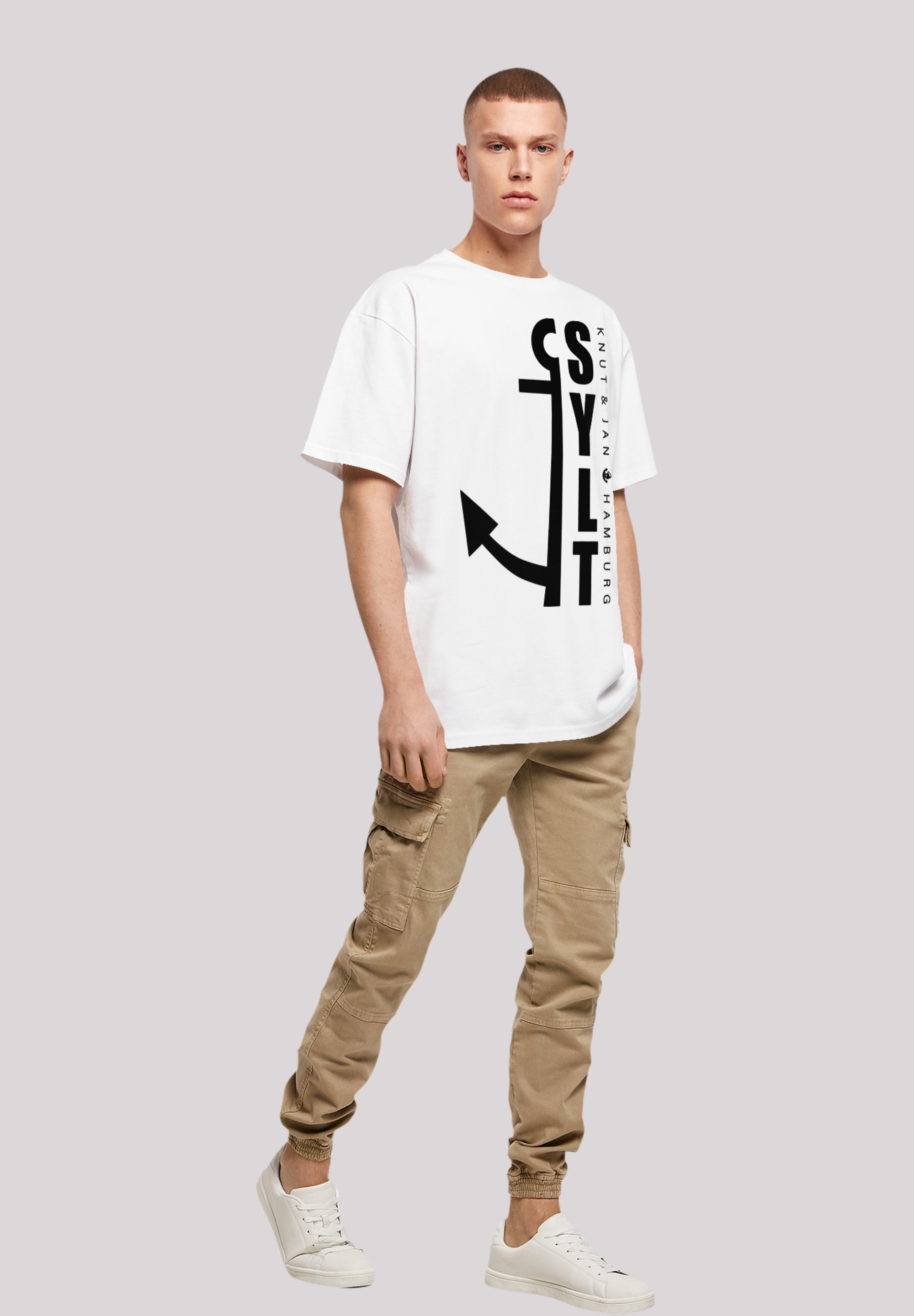 F4NT4STIC T-Shirt »Sylt Anker Knut & Jan Hamburg«, Print