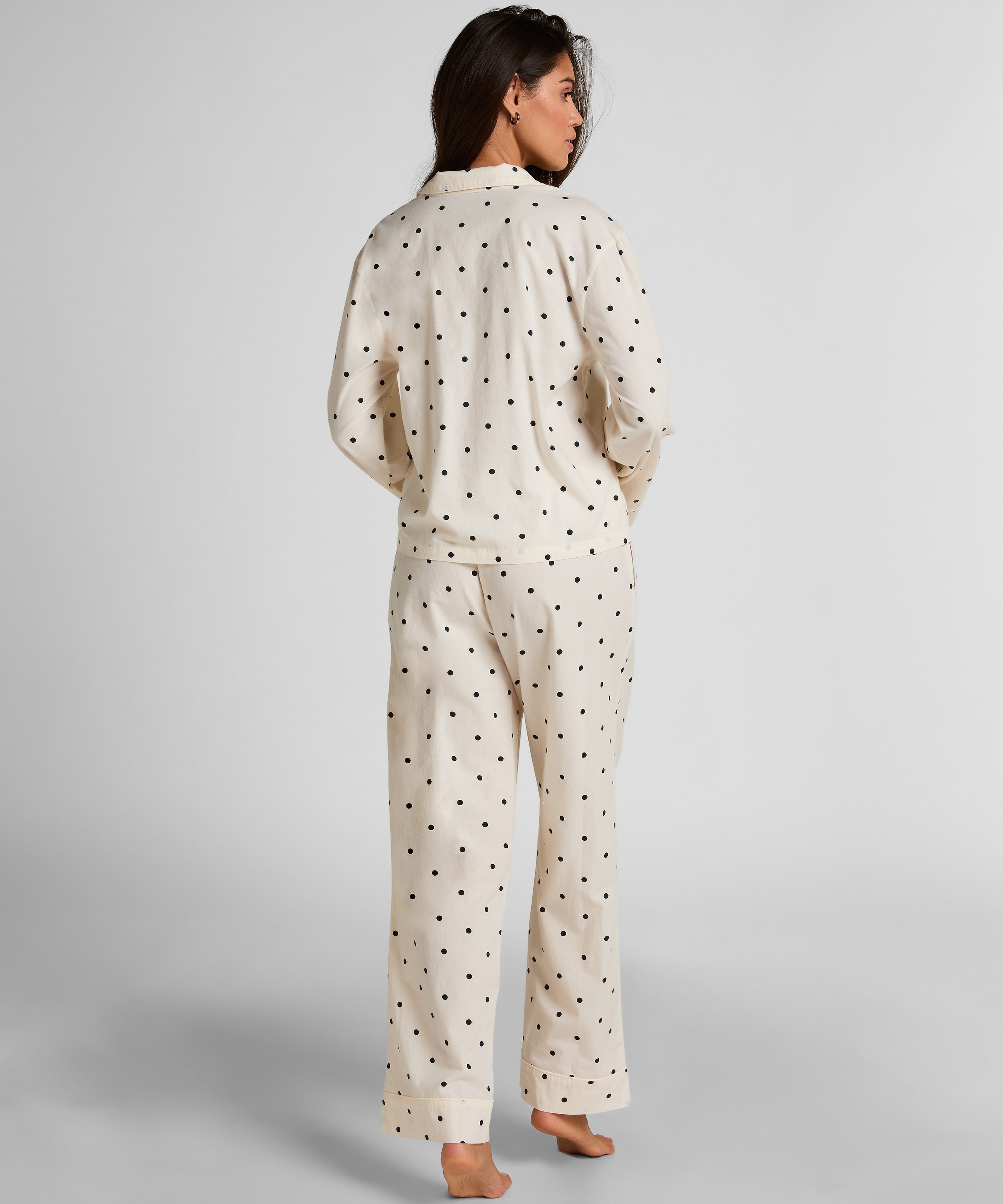 Hunkemöller Pyjama »Jacke aus Baumwolle mit Punkten«