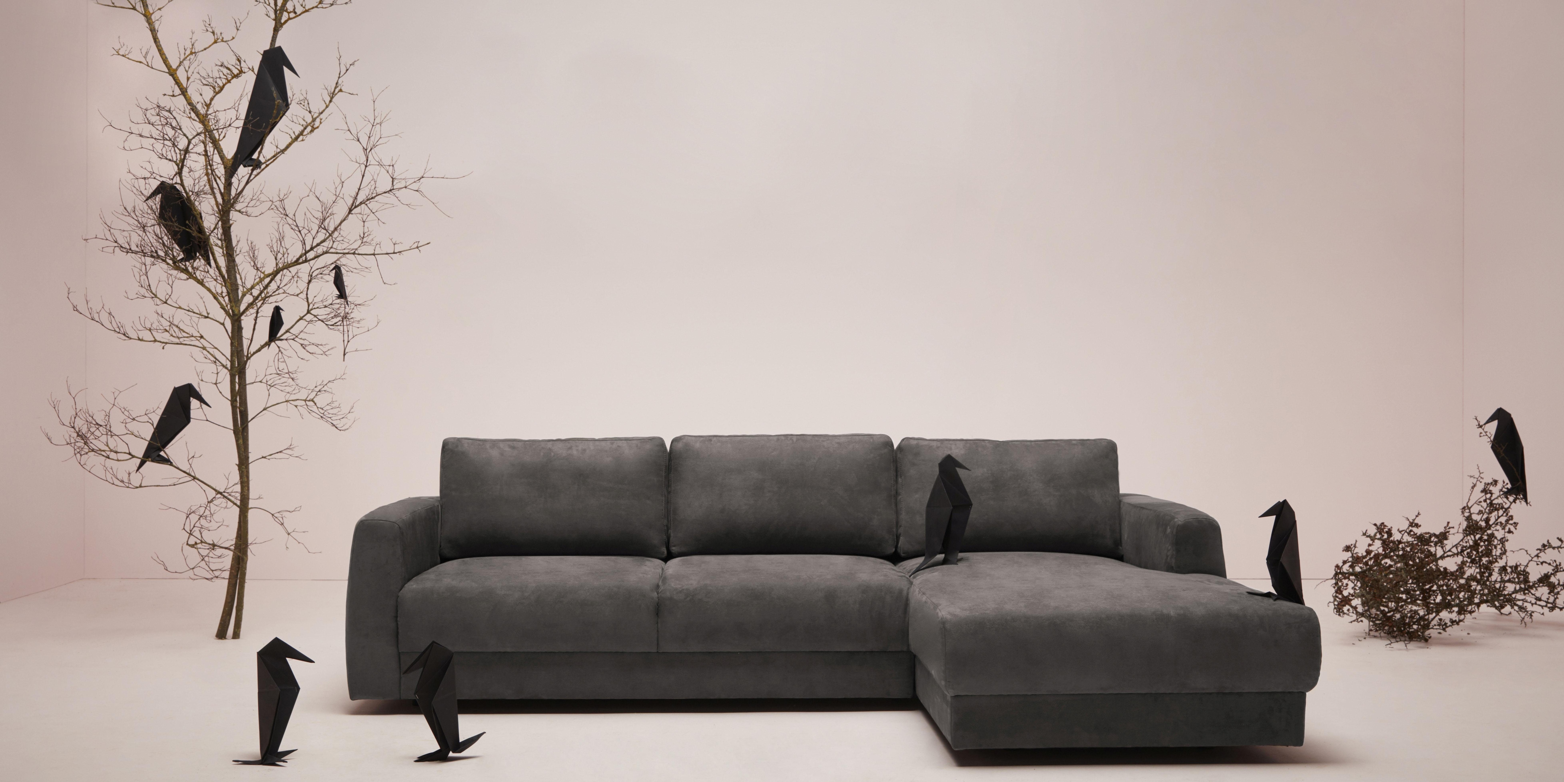 OTTO home Ecksofa "Hobro L-Form" in 3 Bezugsqualitäten in vielen Farben