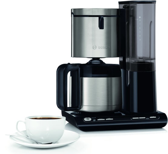 BOSCH Filterkaffeemaschine »TKA8A683 Styline«, 1,1 Papierfilter, 1x4, | Kaffeekanne, l BAUR mit Thermokanne