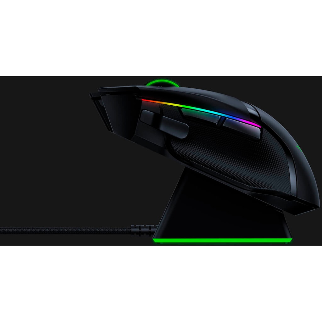 RAZER Maus »Basilisk Ultimate + Mouse Dock«, kabellos