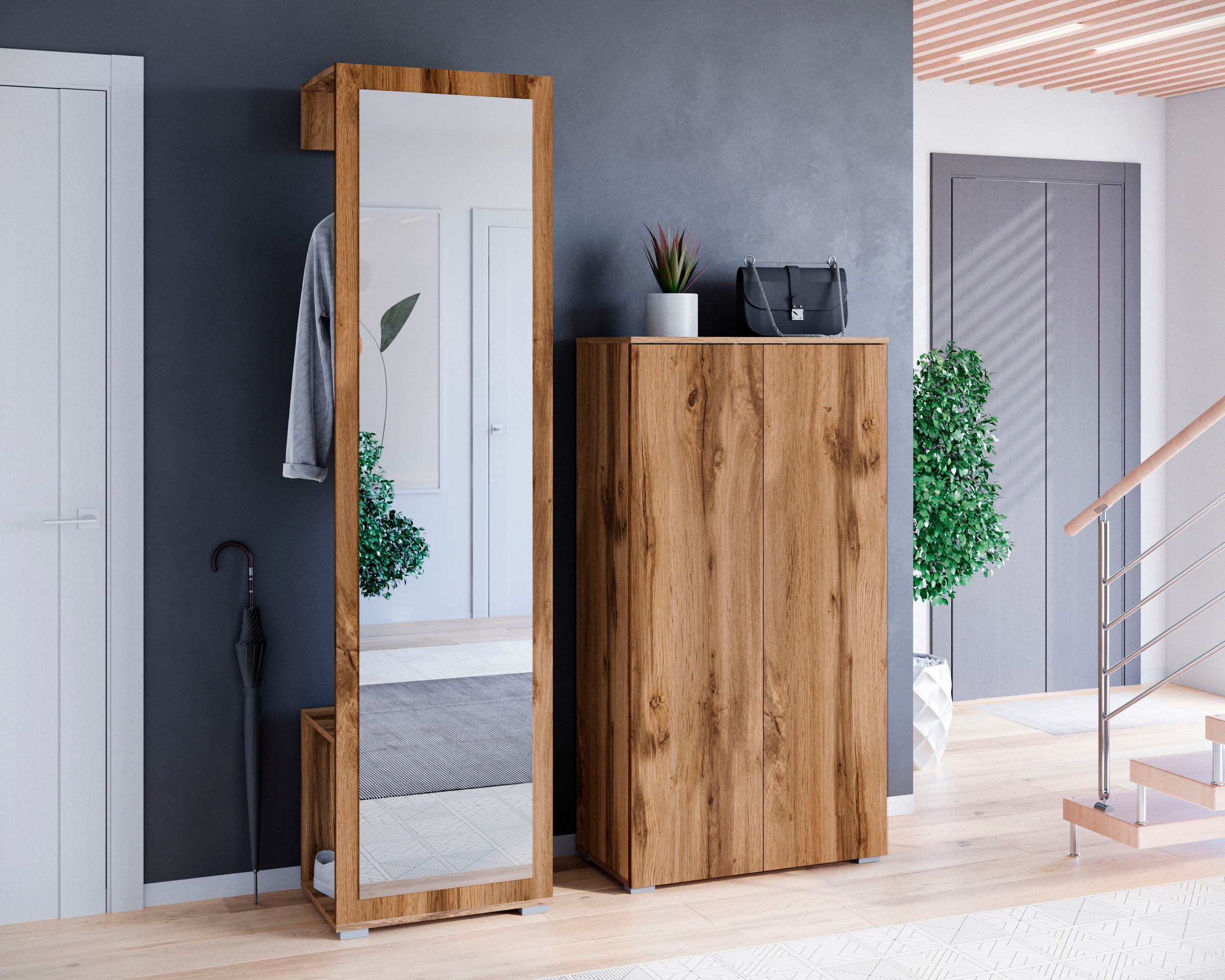 OTTO home Garderoben-Set "PARIS/ TOKYO" Komplett-Set, 2 Stk. tlg. günstig online kaufen