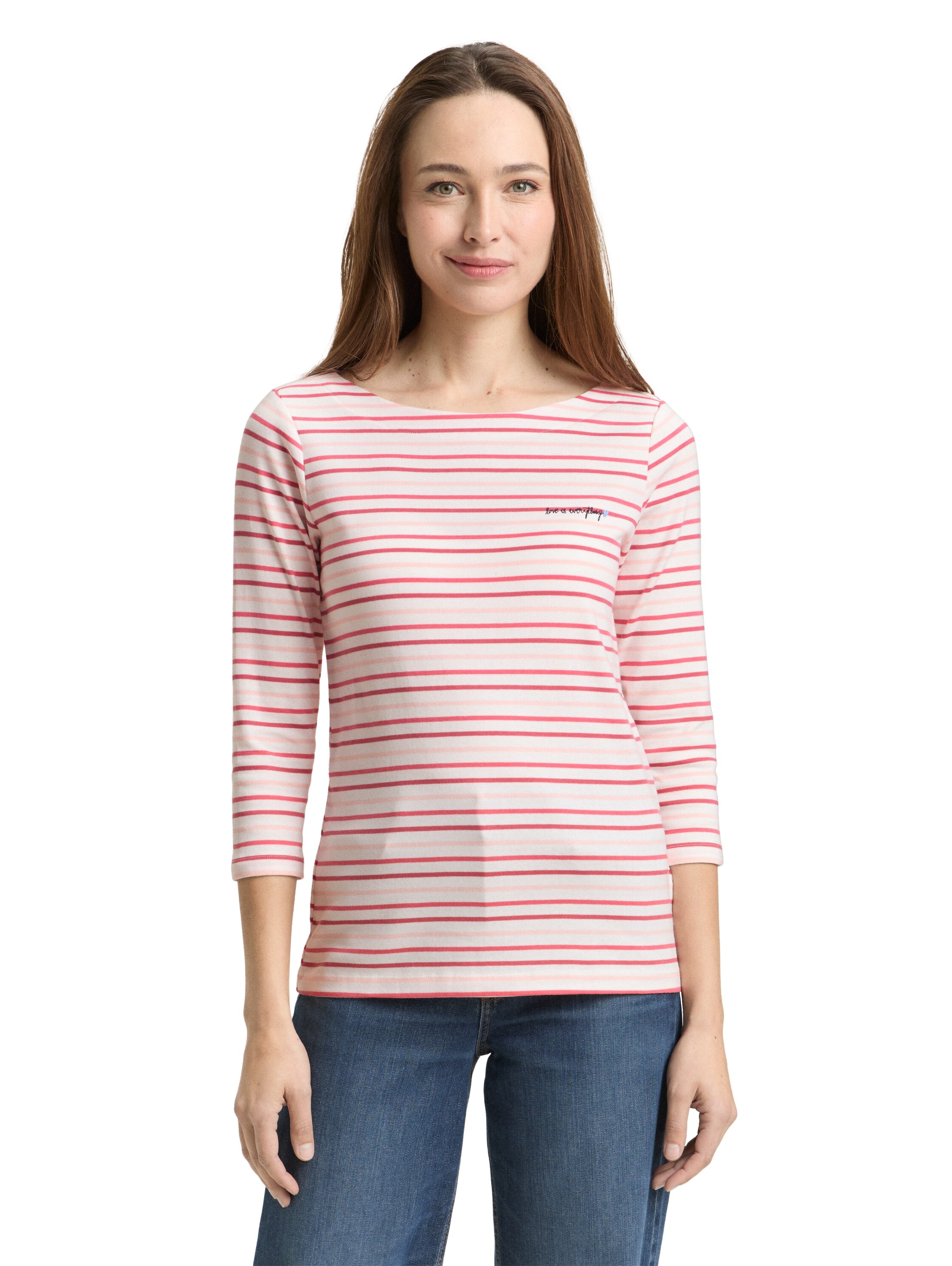 TOM TAILOR 3/4-Arm-Shirt im Streifen-Design