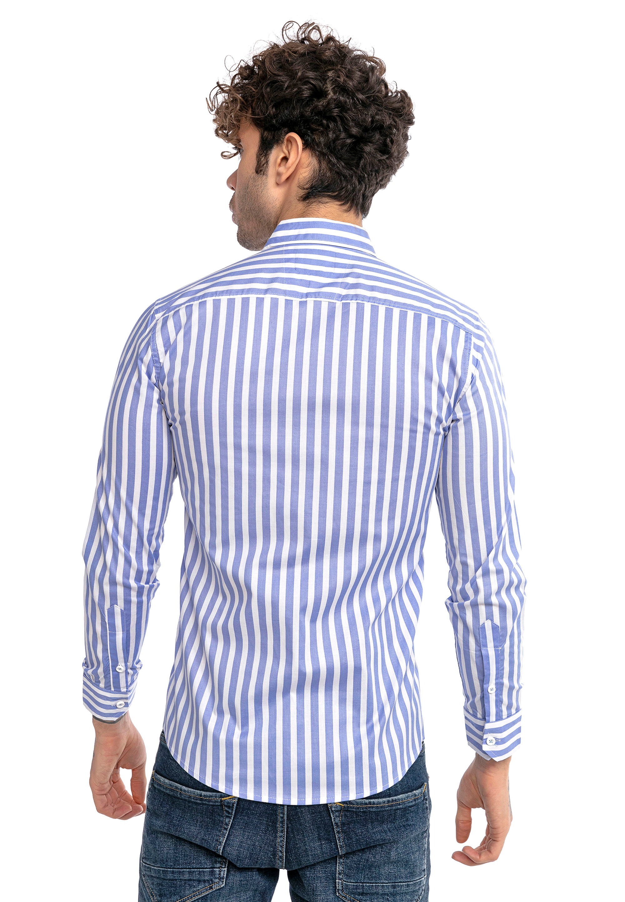 RedBridge Langarmhemd »Carrollton«, mit gestreiftem Muster ▷ kaufen | BAUR