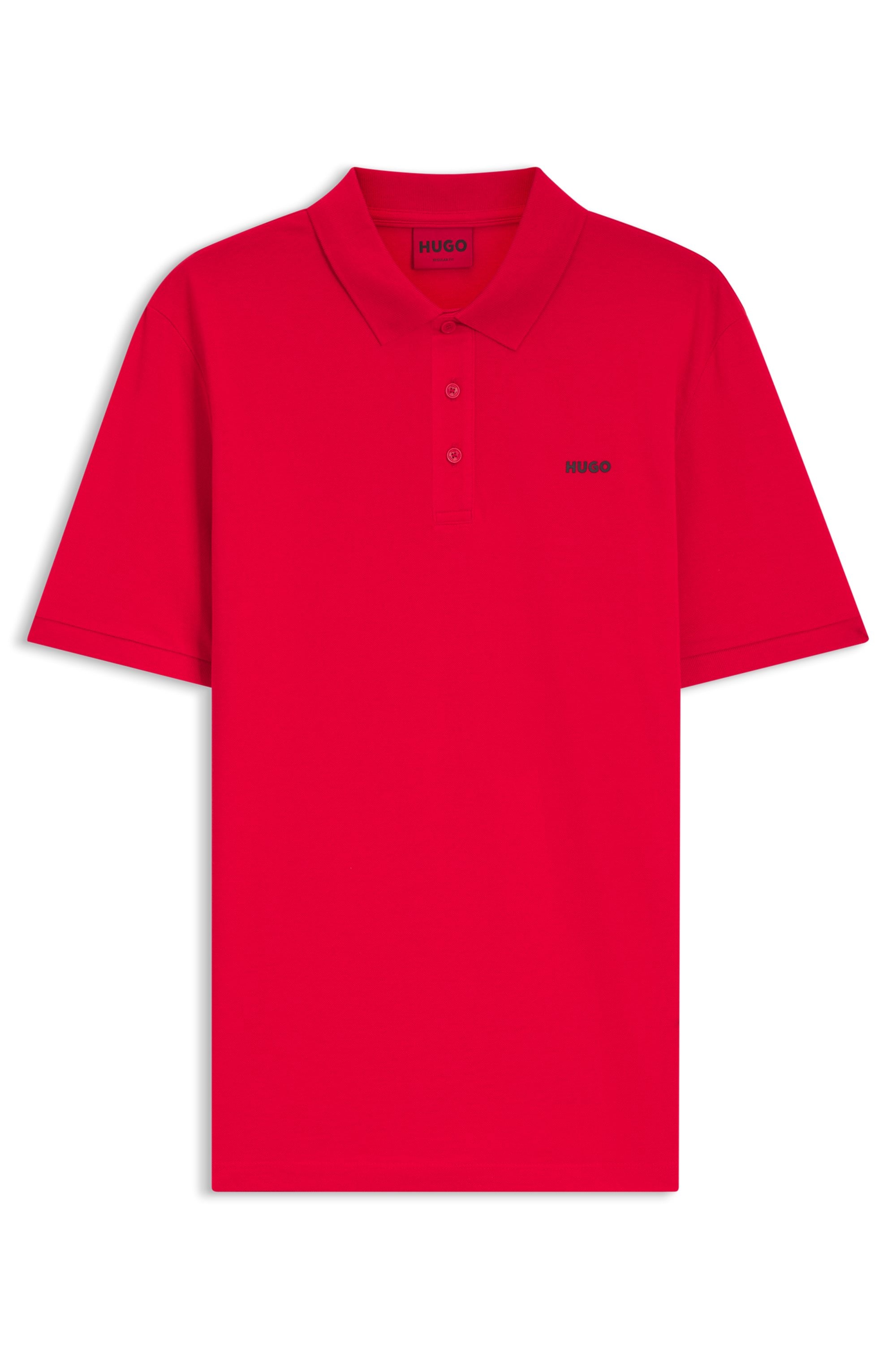 HUGO Poloshirt "Donos" Regular Fit, Baumwoll-Piqué günstig online kaufen