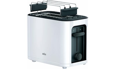 Braun Toaster »HT 3010 WH«, 2 kurze Schlitze, für 2 Scheiben, 1000 W kaufen