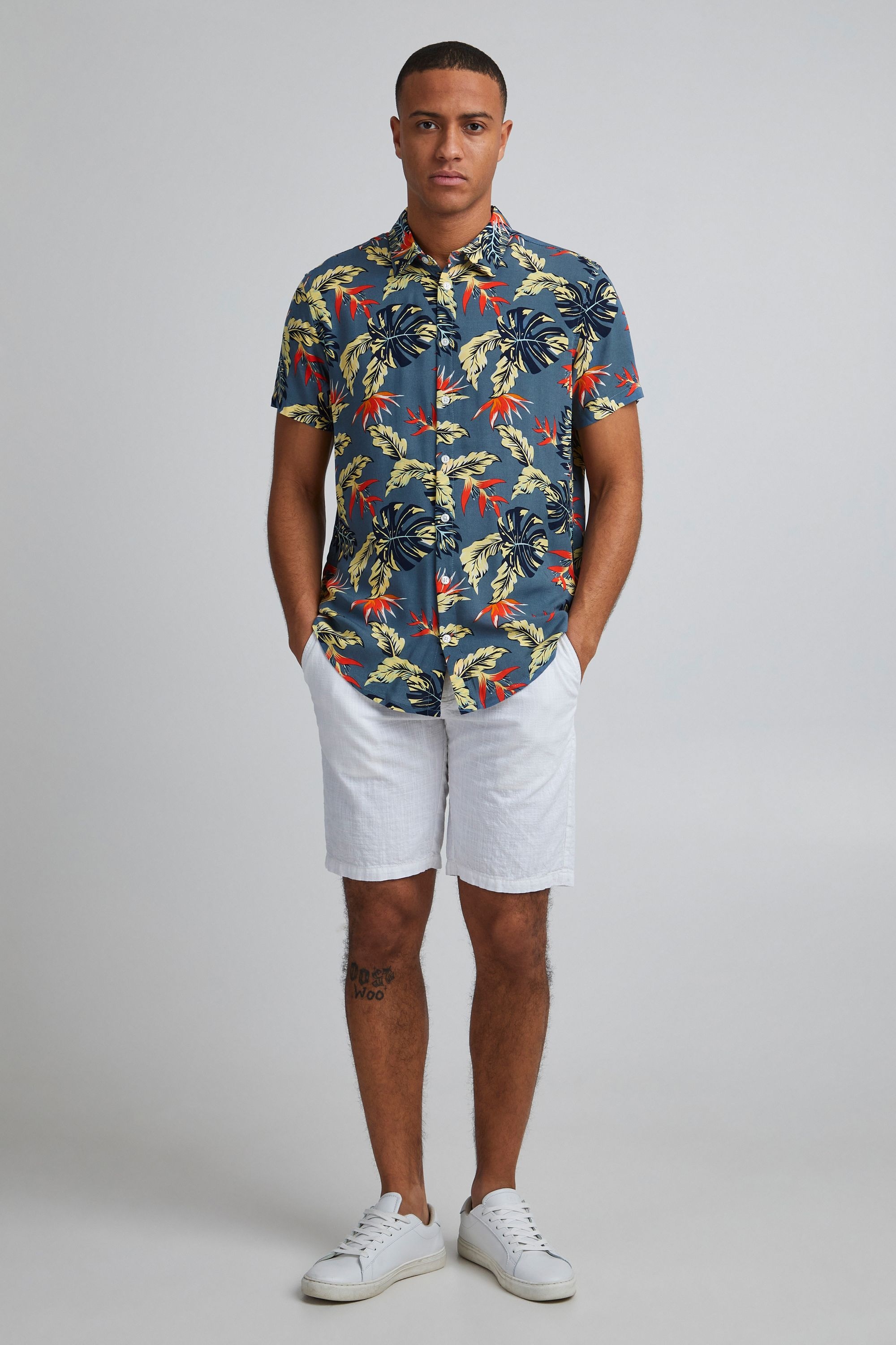 Thumbnail - Blend Hawaiihemd "BHGawai" Stilvolles Hemd mit kurzen Ärmeln