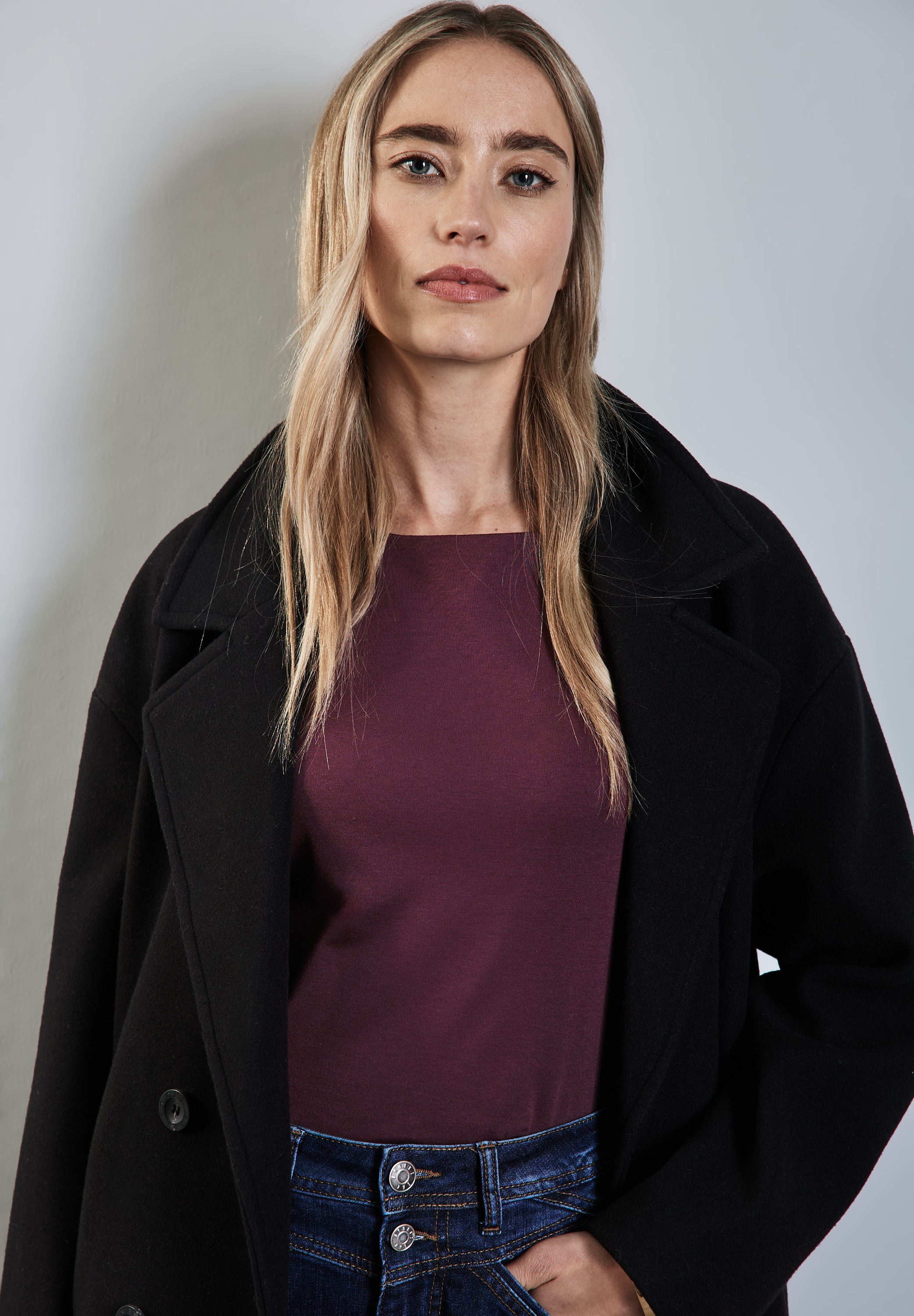 STREET ONE T-Shirt »Style Lanea«, mit U-Boot Ausschnitt