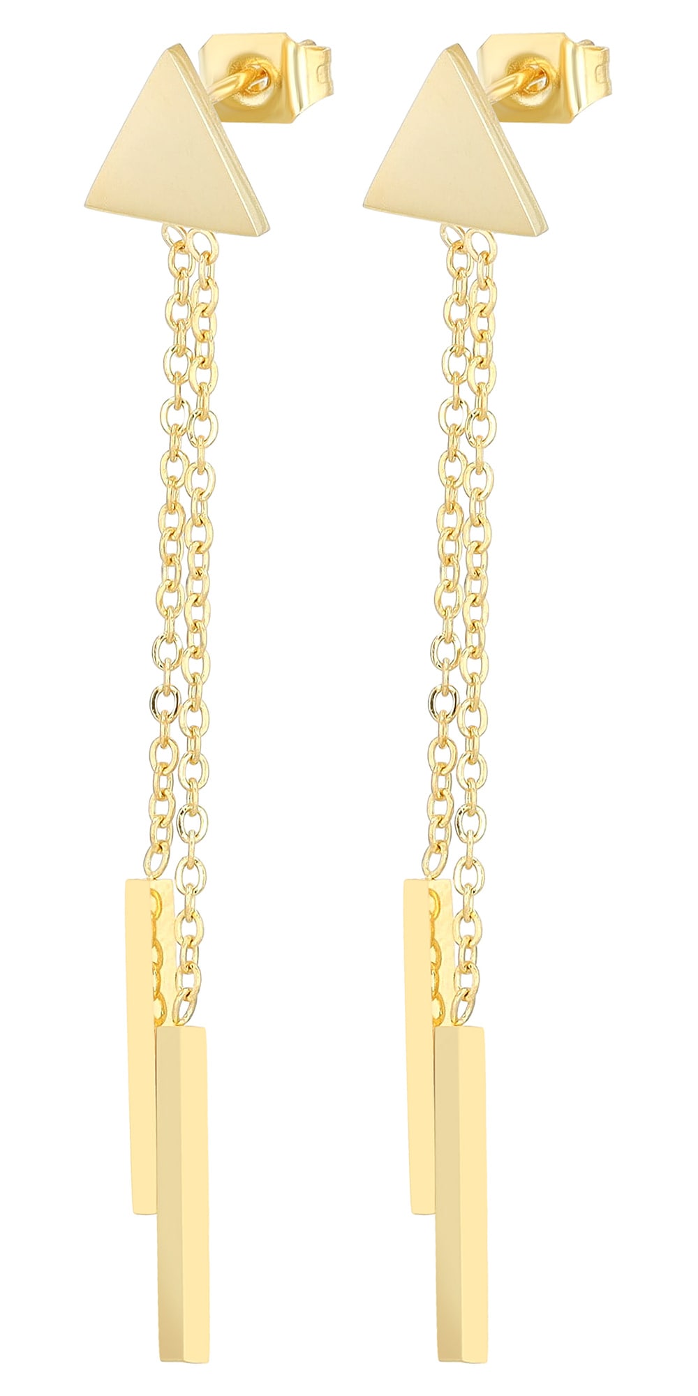 Adelia´s Paar Ohrhänger "Ohrringe – Ohrstecker aus Edelstahl" Ideal als Geschenk – dezent und elegant