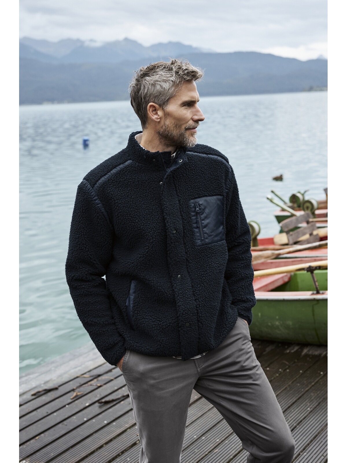 Babista Kurzjacke »Jacke LUCIVENZI«, (1 St.), aus Teddyfleece