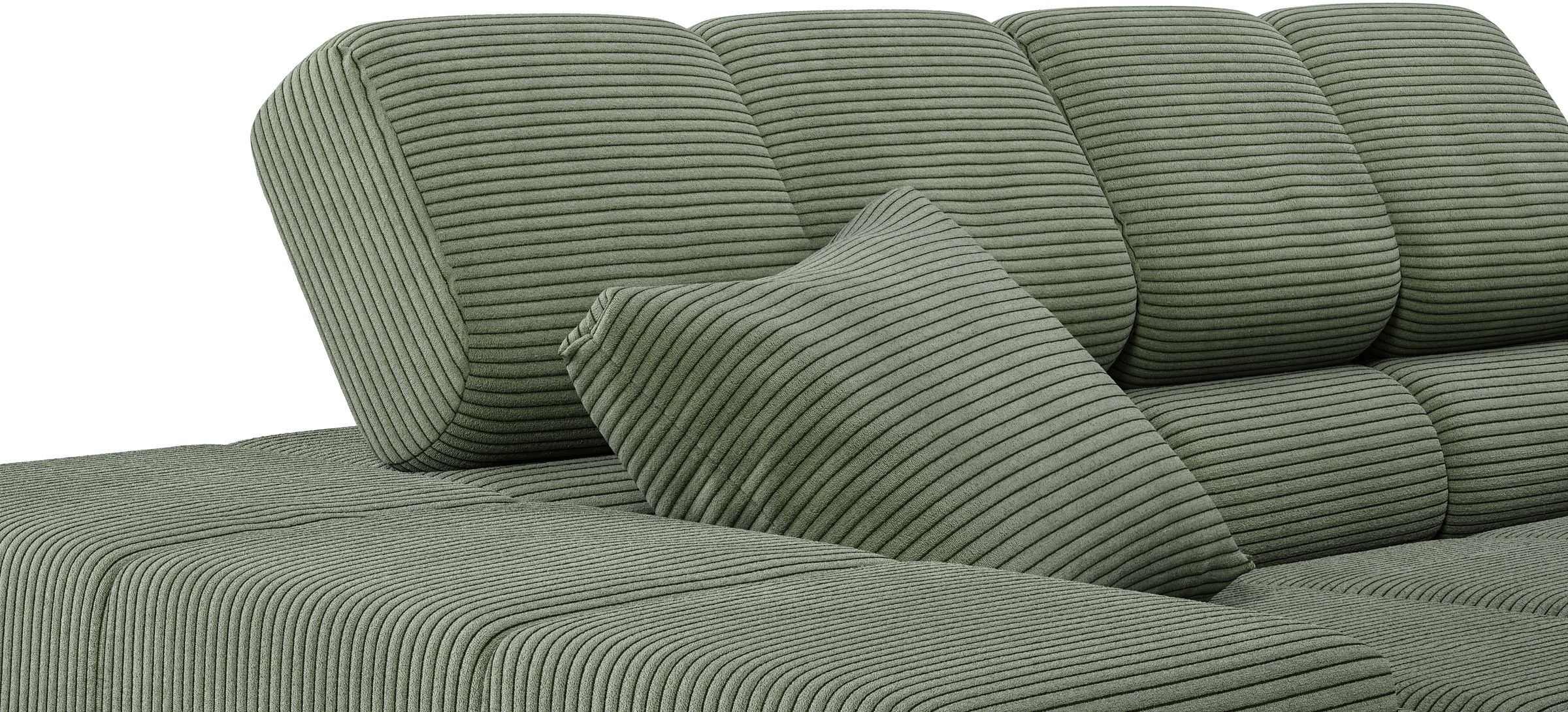 INOSIGN Ecksofa »Ancona incl. Kopfteilverstellung, OTTOs Choice, Breite 319cm, L-Form«, wahlweise motorische Sitztiefenverstellung, auch in Cord + Easy Care