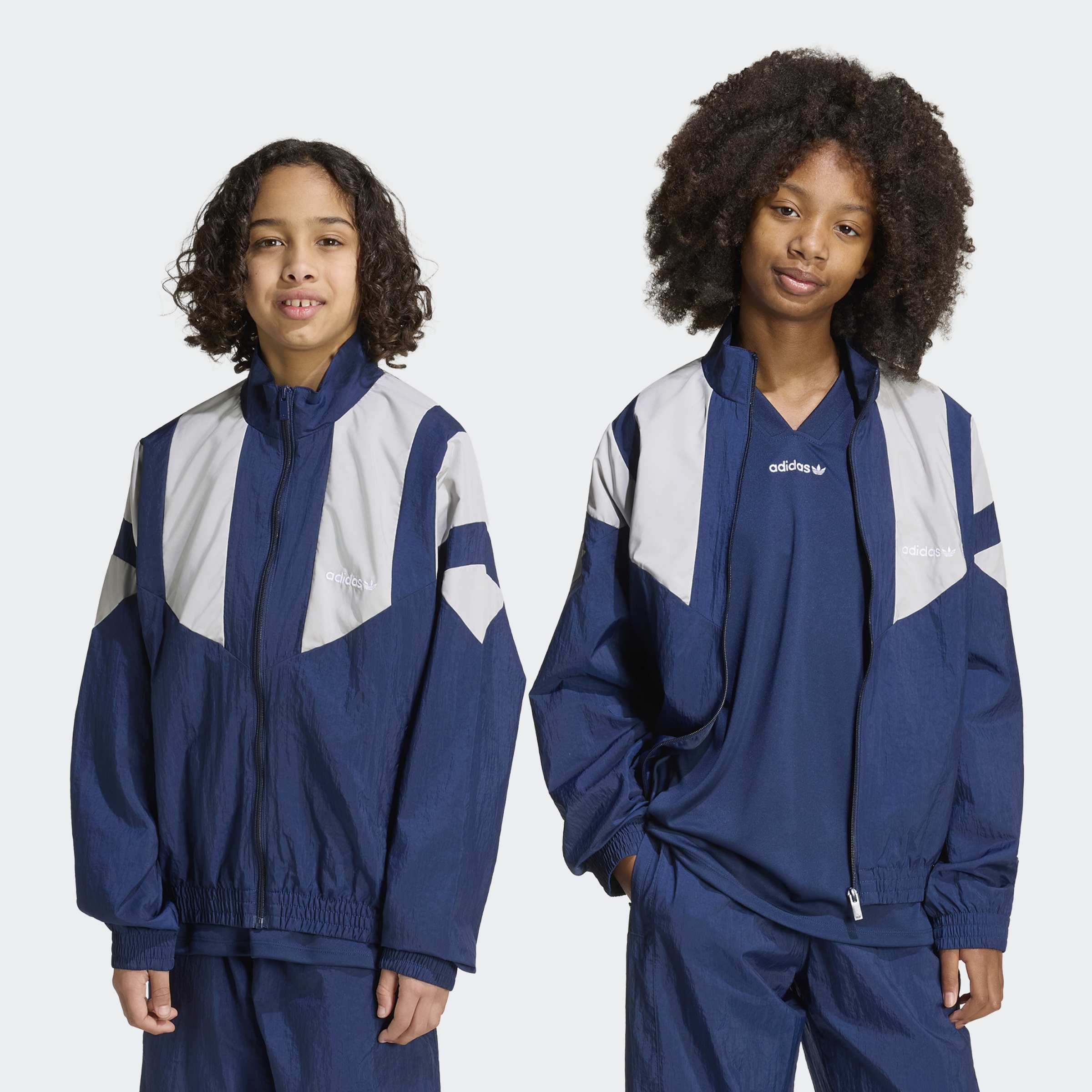 adidas Originals Trainingsjacke "OS BLOCKED W TT" für Kinder, mit Reißverschluss, neutraler Schnitt
