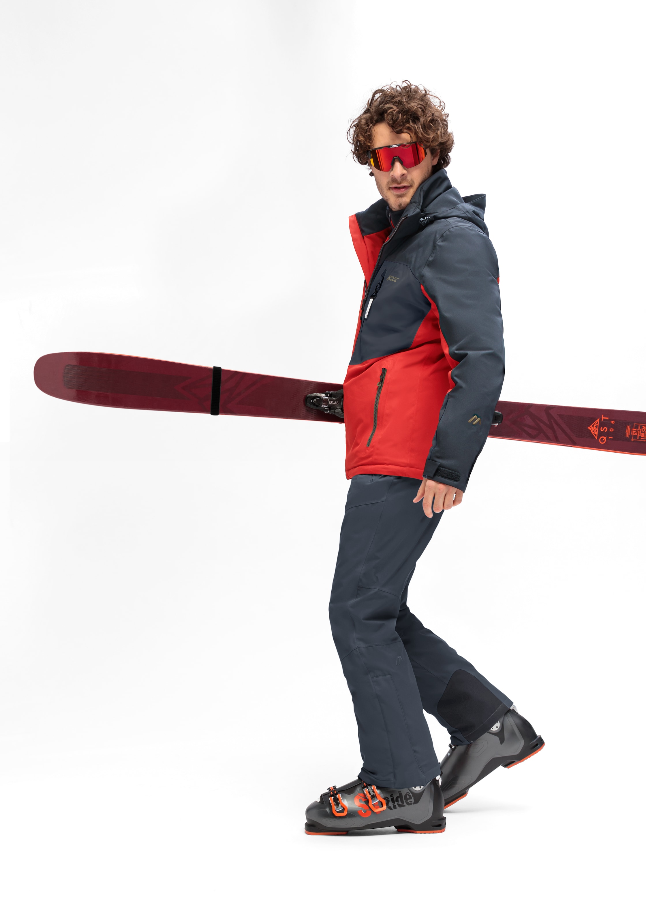 Maier Sports Skihose »Anton 2.1«, Herren Schneehose mit Hosenträgern, wind/wasserdicht, Regular Fit