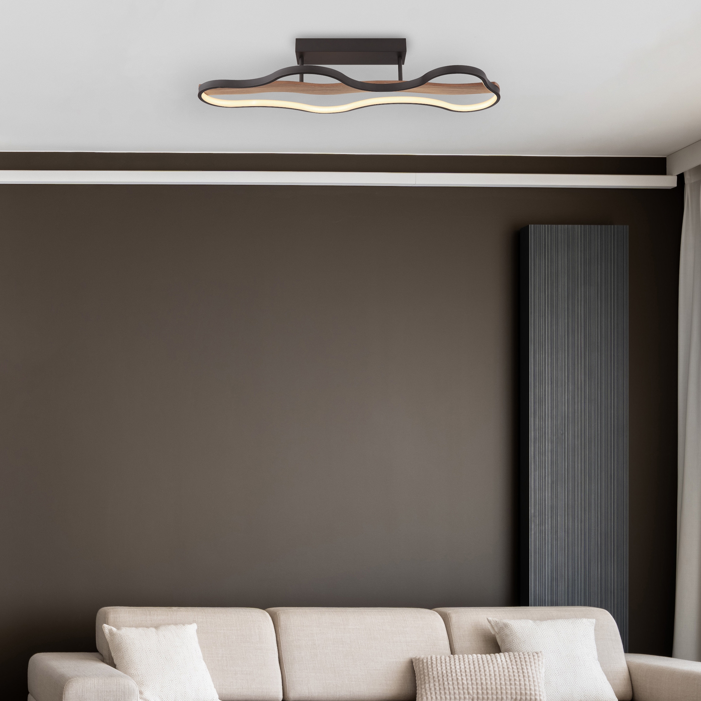 GLOBO LIGHTING LED Deckenleuchte »BEZZY«, Leuchtmittel LED-Modul | LED fest integriert, Deckenlampe/Wohnzimmer/Schlafzimmer/modern