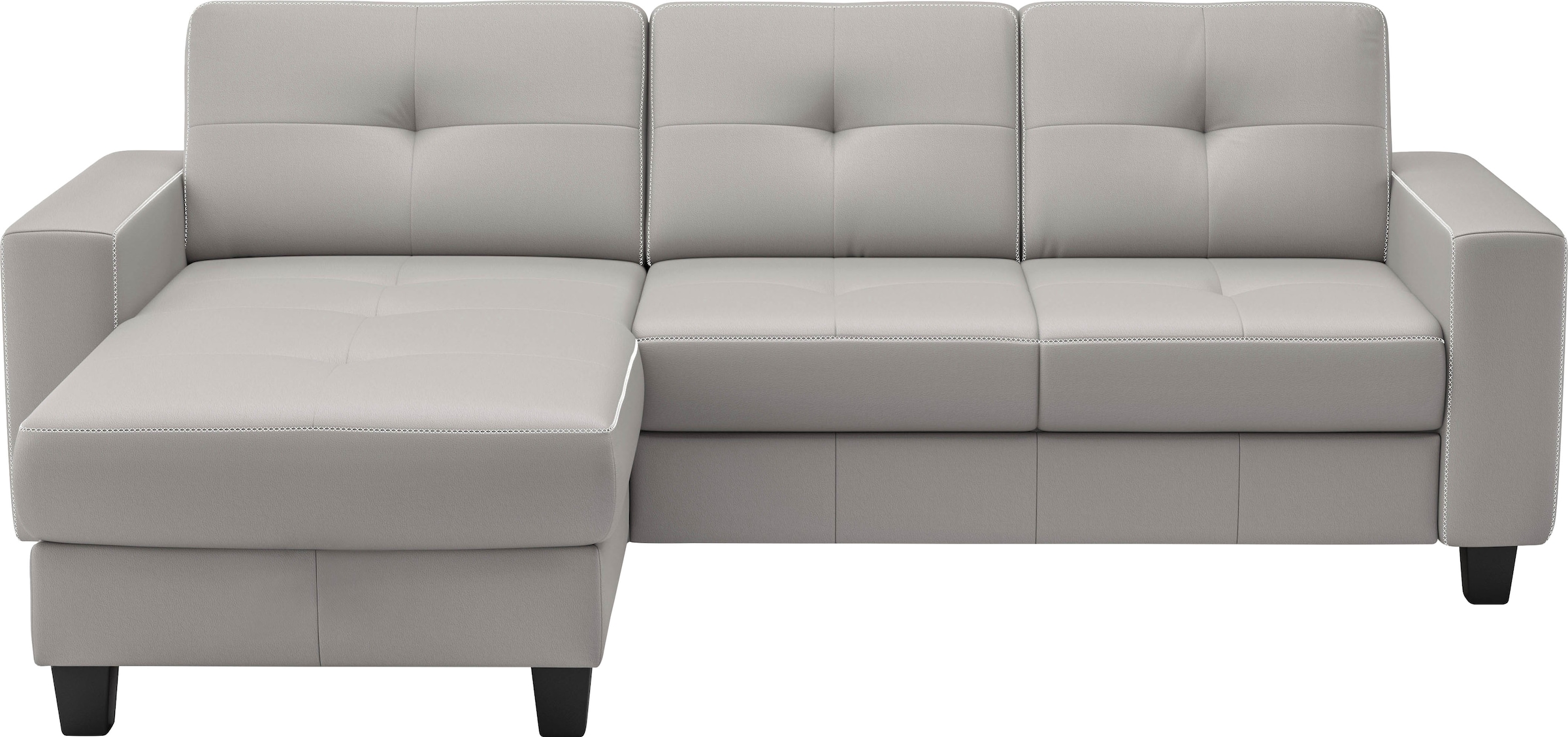 Places of Style Ecksofa "Varese", wahlweise mit Bettfunktion und Bettkasten günstig online kaufen
