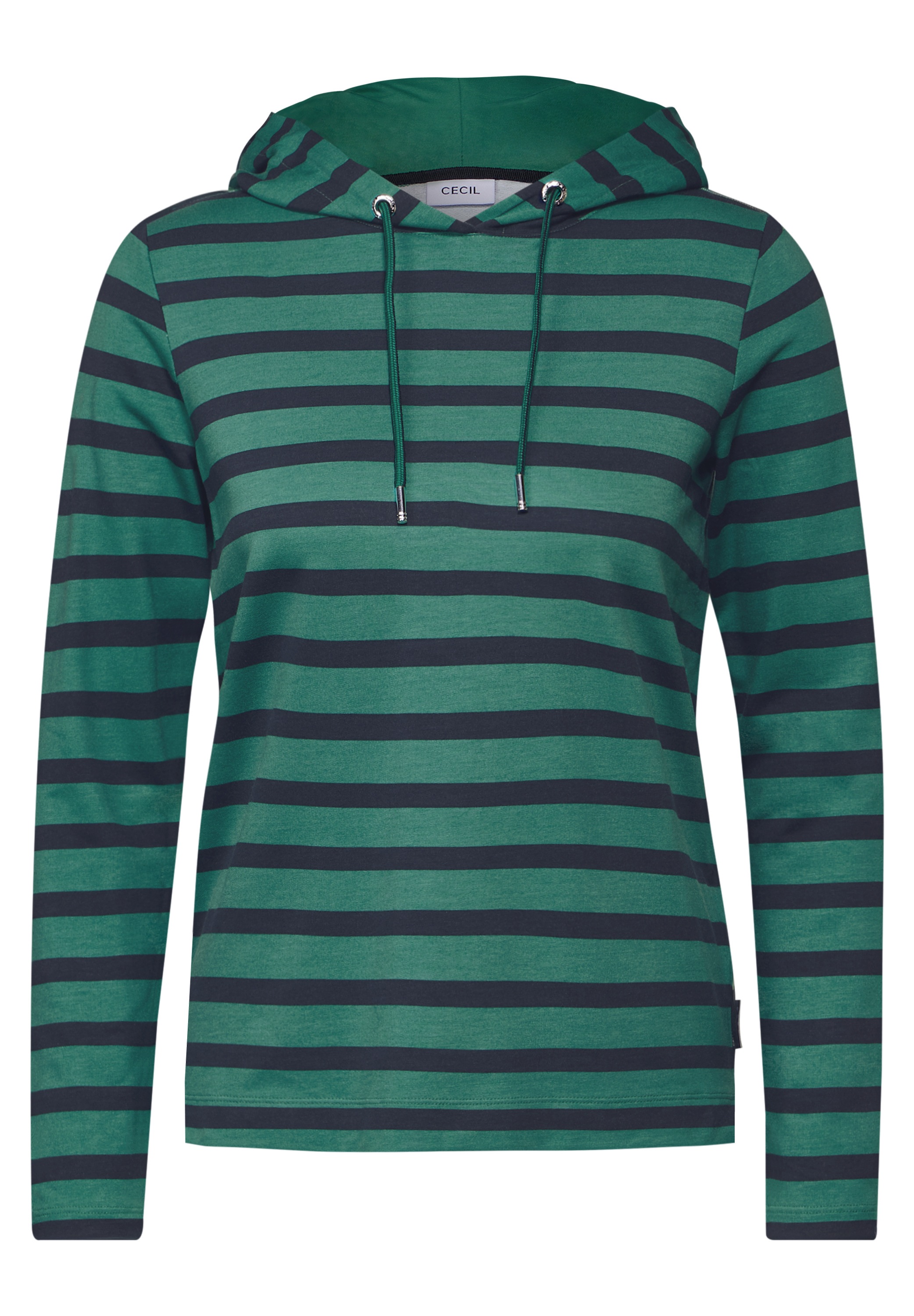 Cecil Langarmshirt, mit Kapuze mit Tunnelzugband
