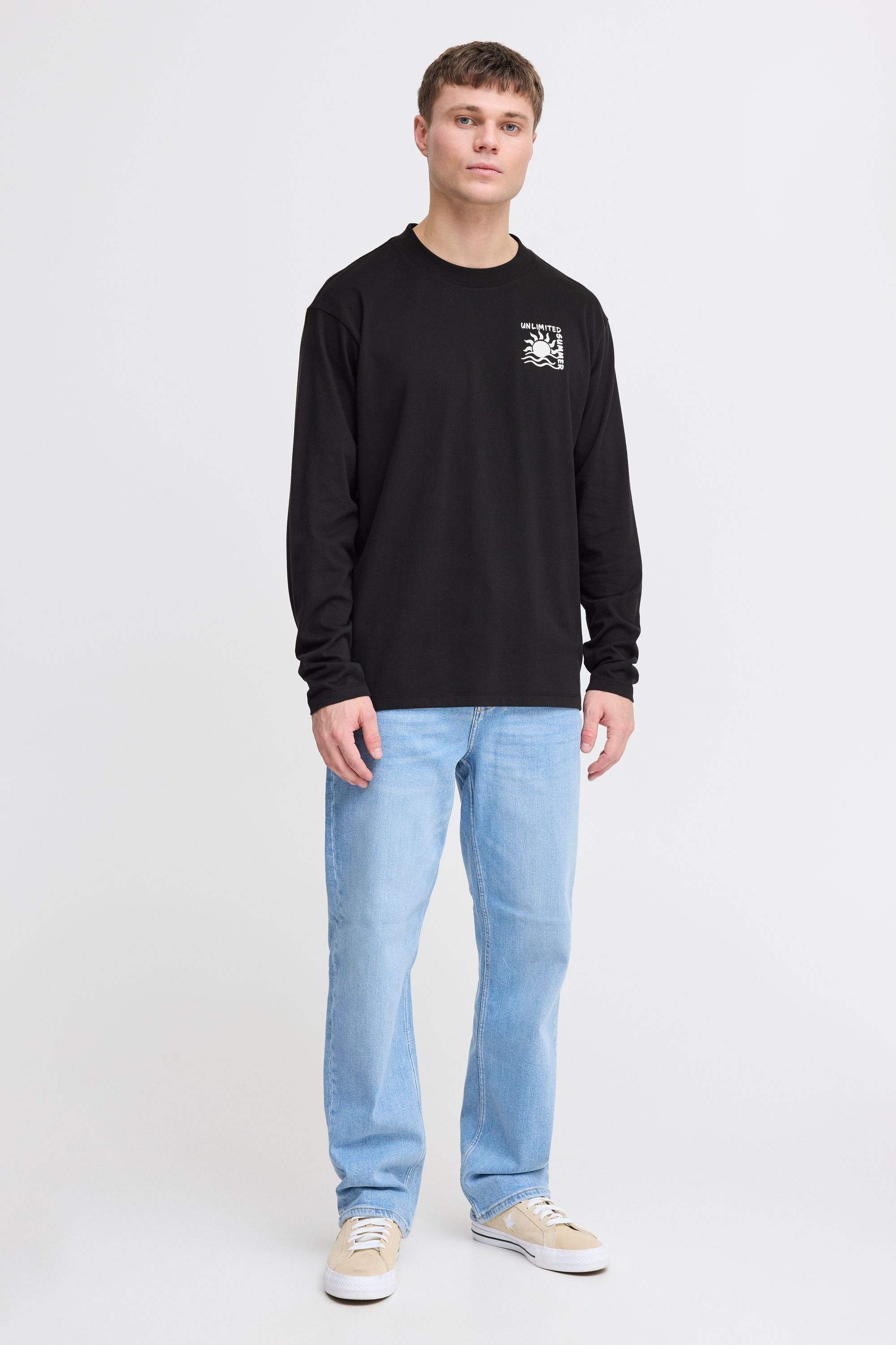 Solid Langarmshirt "Langarmshirt SDODANI" günstig online kaufen